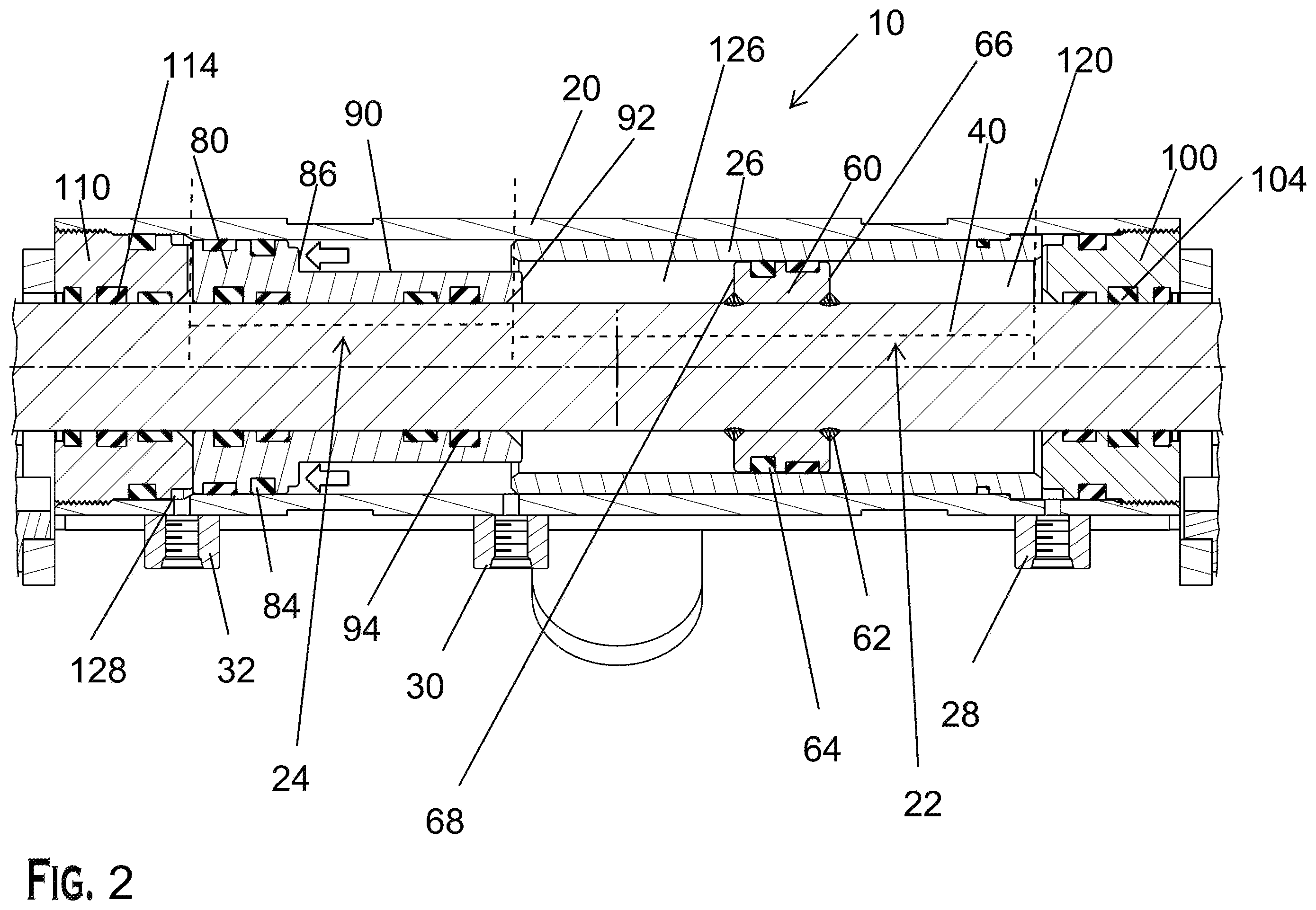 Patent US12552444 Figure 3 – Steering assembly system with self-centering aspect