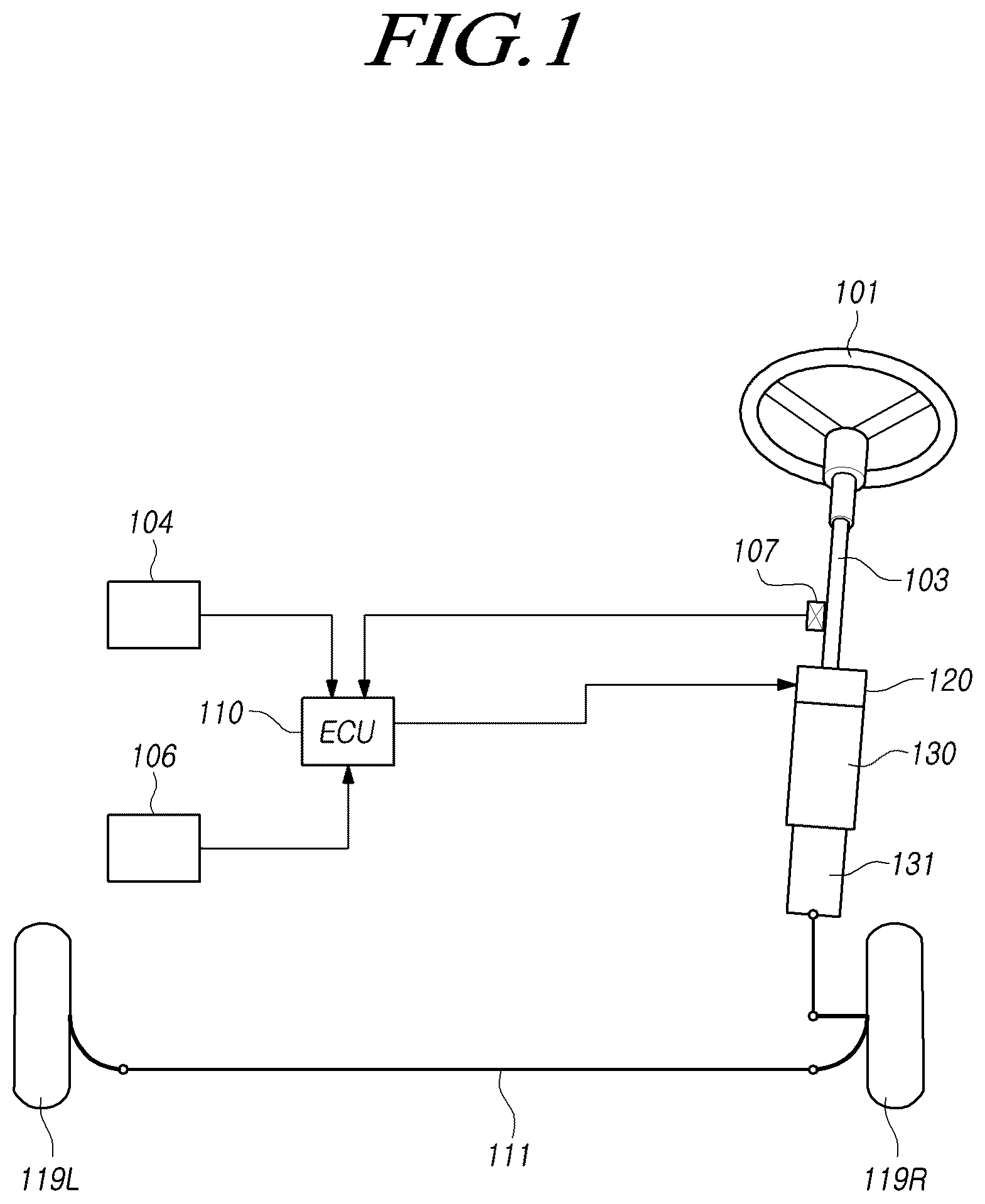 Patent US12552445 — Electric power steering apparatus — Figure 1