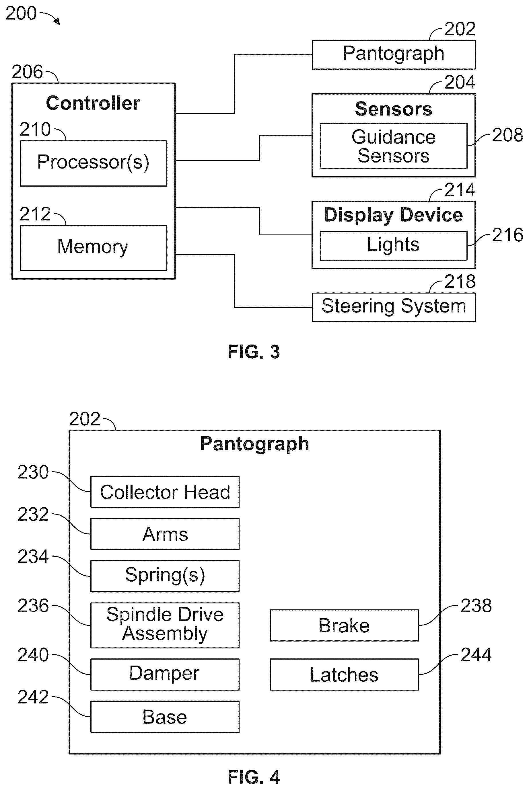 Patent US12552449 Figure 2 – Pantograph-based vehicle guidance system and method