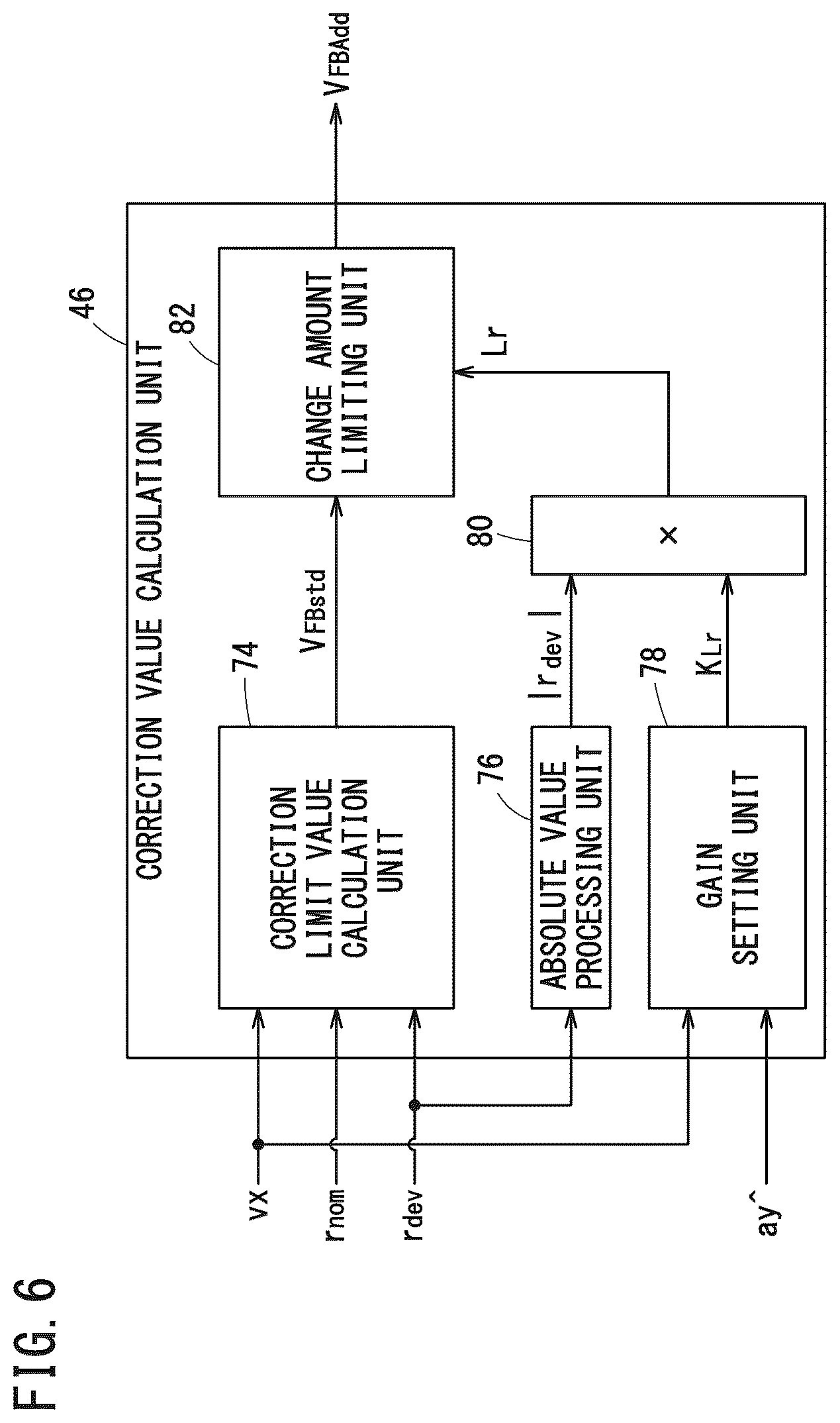 Patent US12552454 Figure 6 – Vehicle control device, vehicle, and vehicle control method
