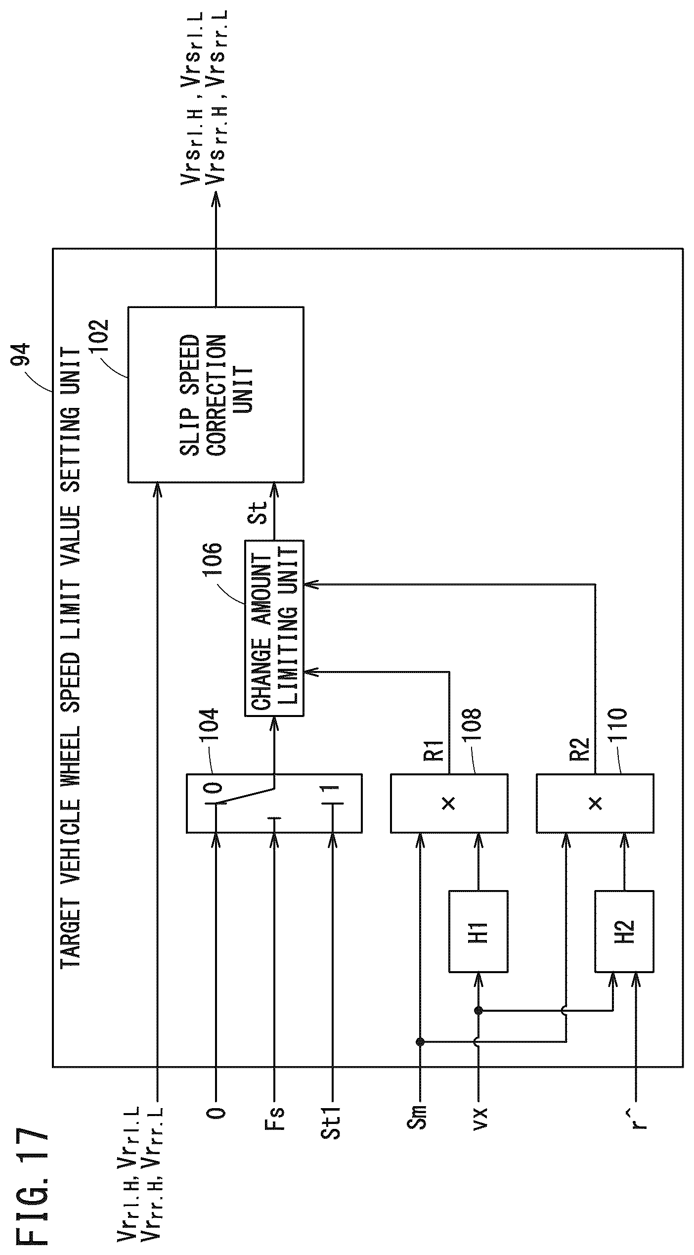 Patent US12552454 Figure 17 – Vehicle control device, vehicle, and vehicle control method