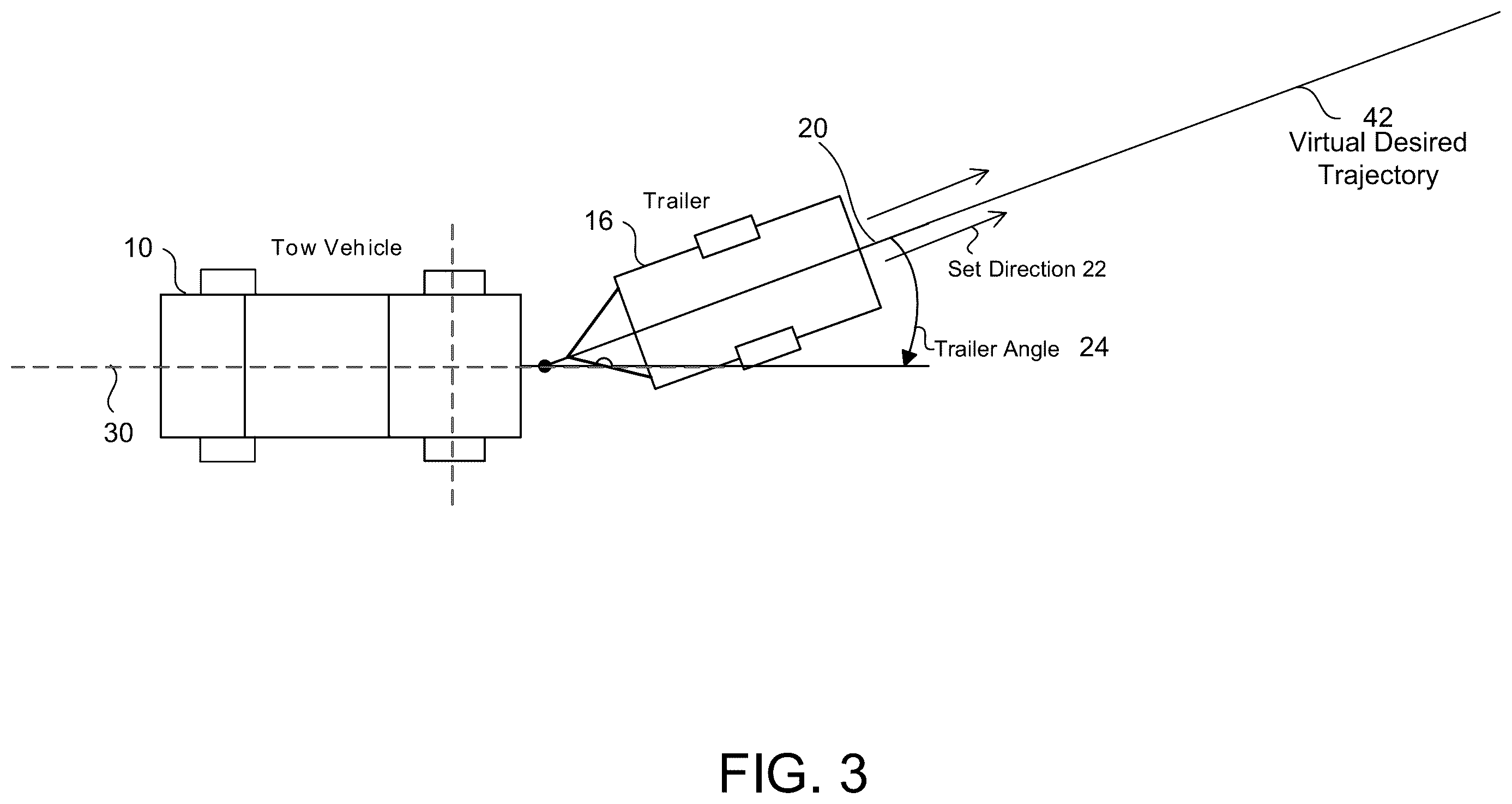 Patent US12552456 Figure 3 – Vehicular trailering assist system