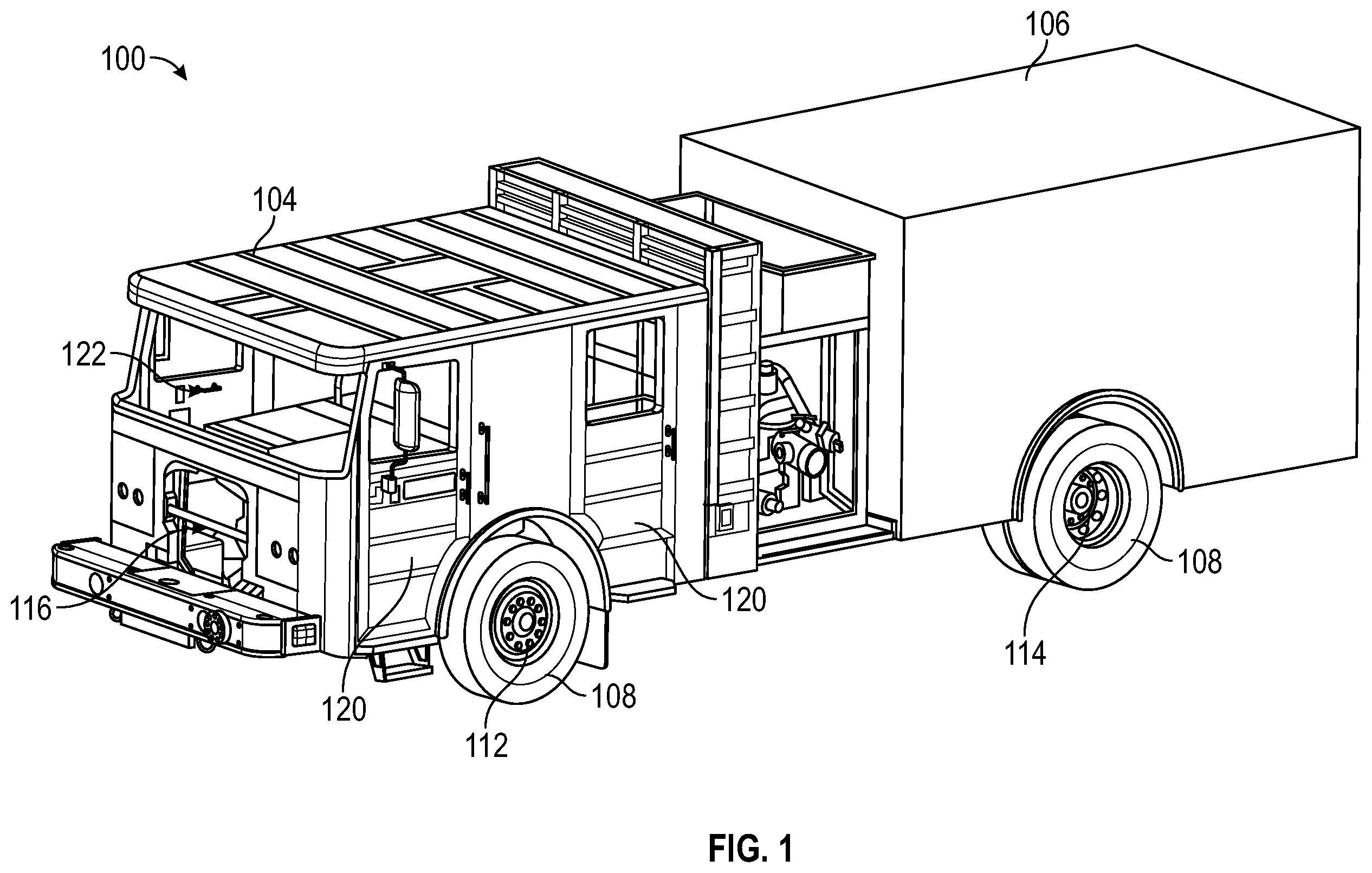 Patent US12552457 Figure 1 – Systems and methods for structural cab integrity