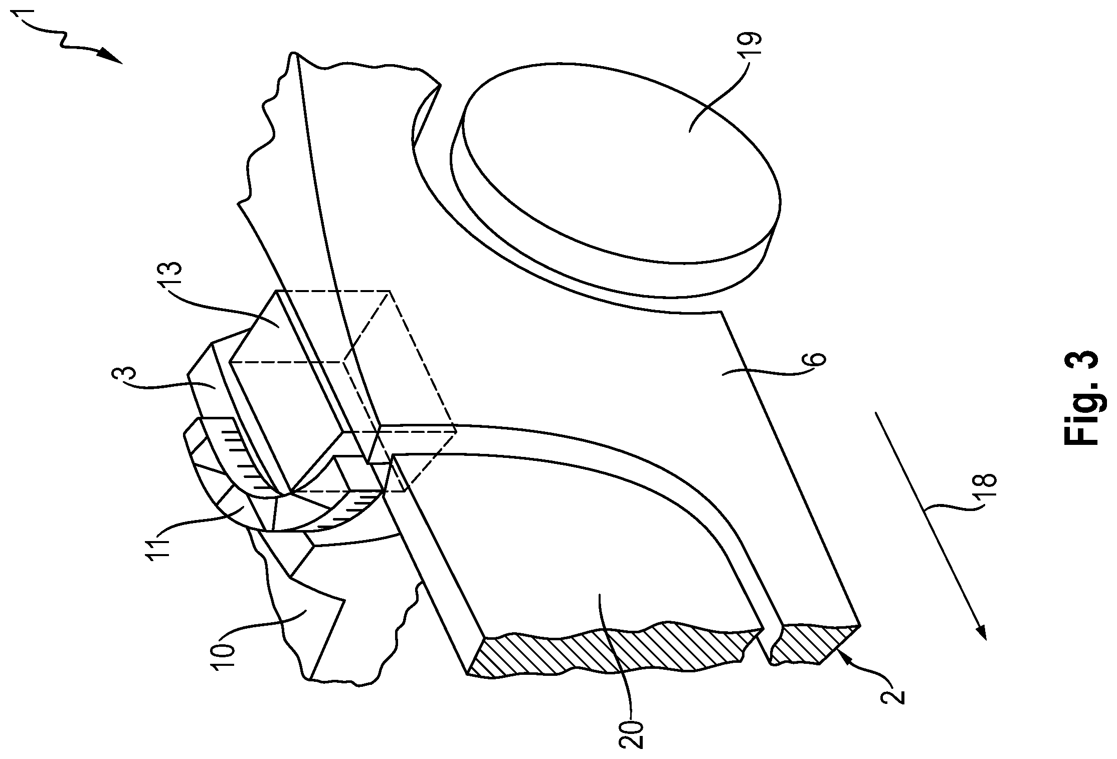 Patent US12552458 Figure 3 – Motor vehicle