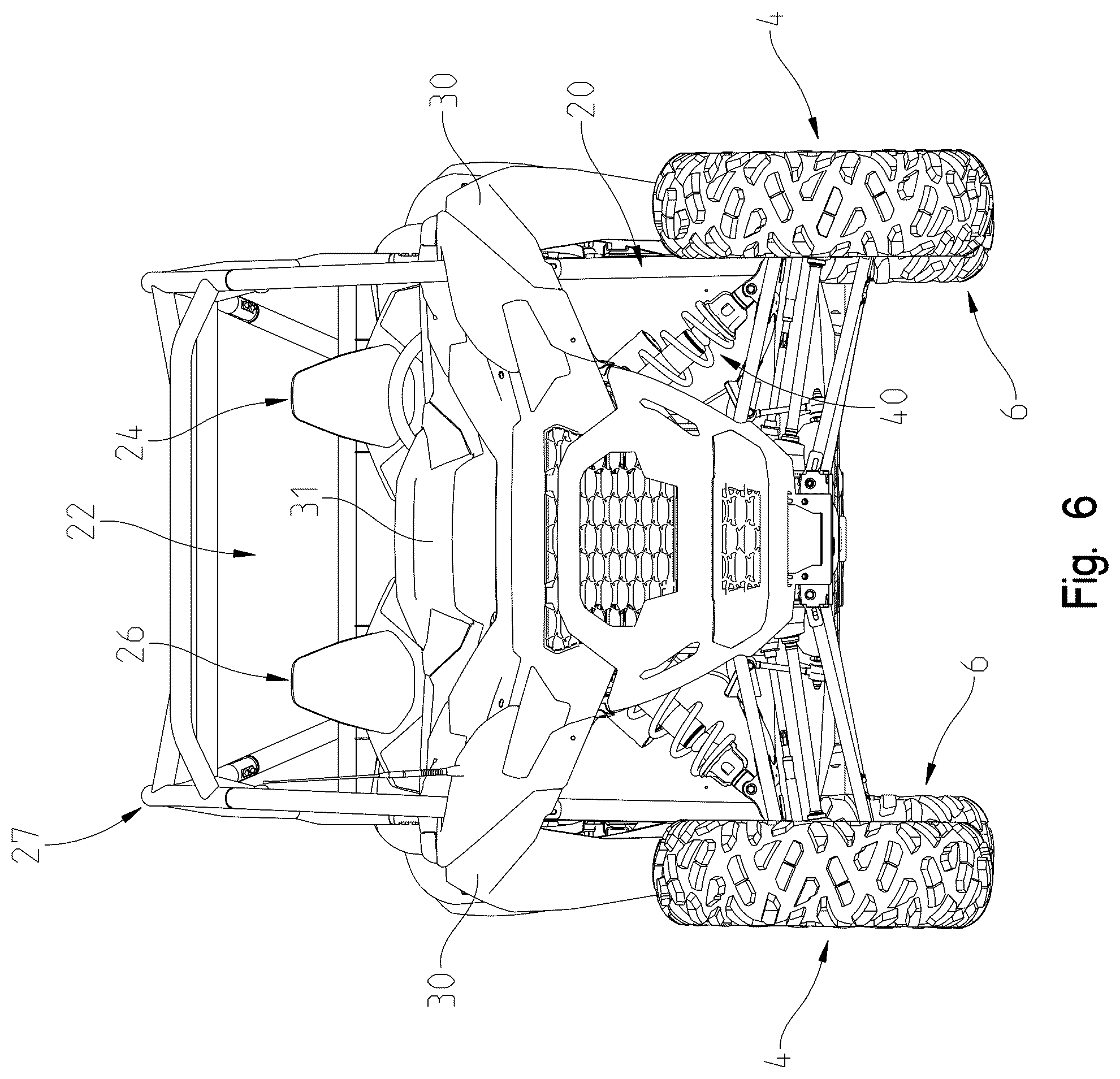 Patent US12552464 Figure 6 – Off-road vehicle