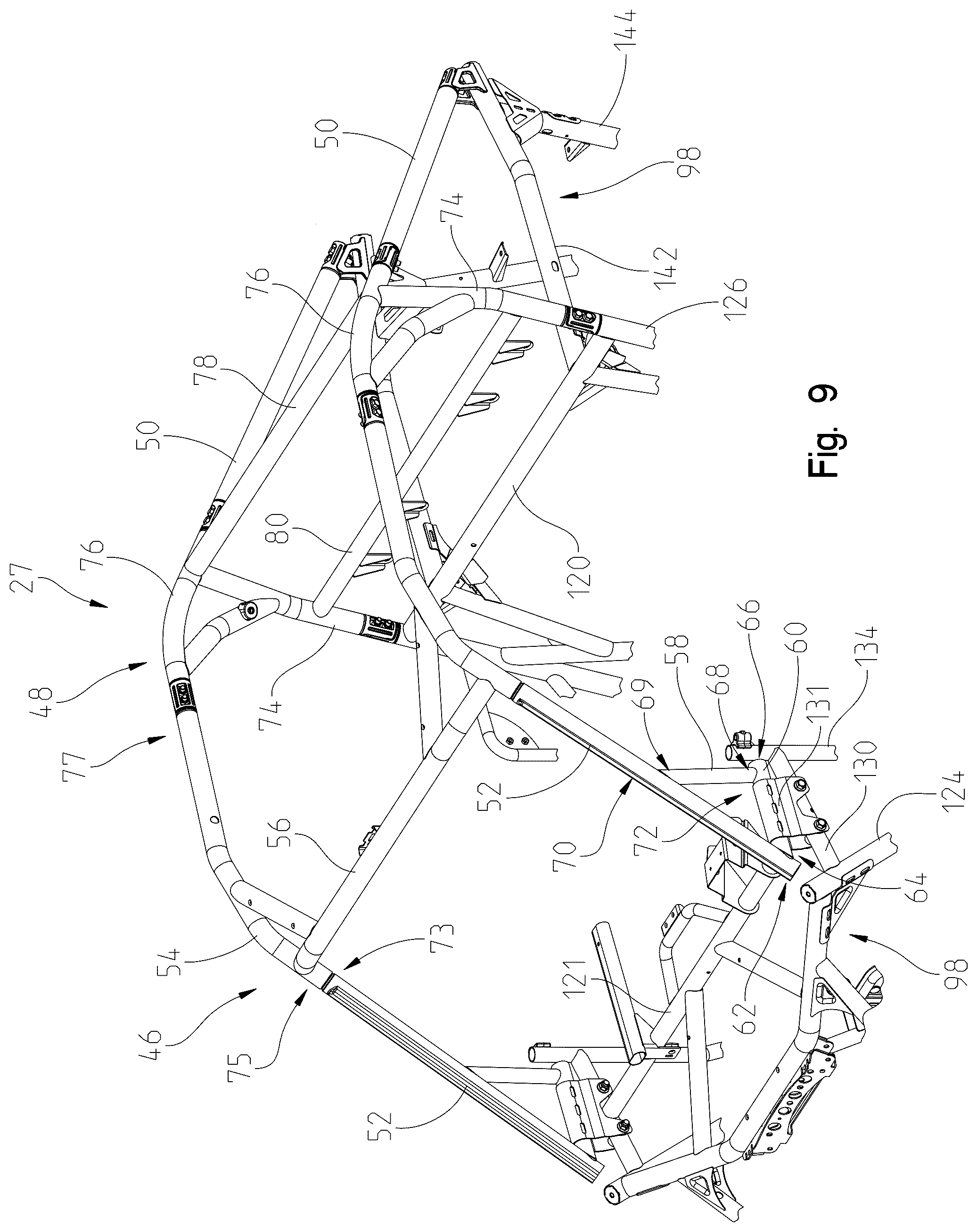 Patent US12552464 Figure 9 – Off-road vehicle