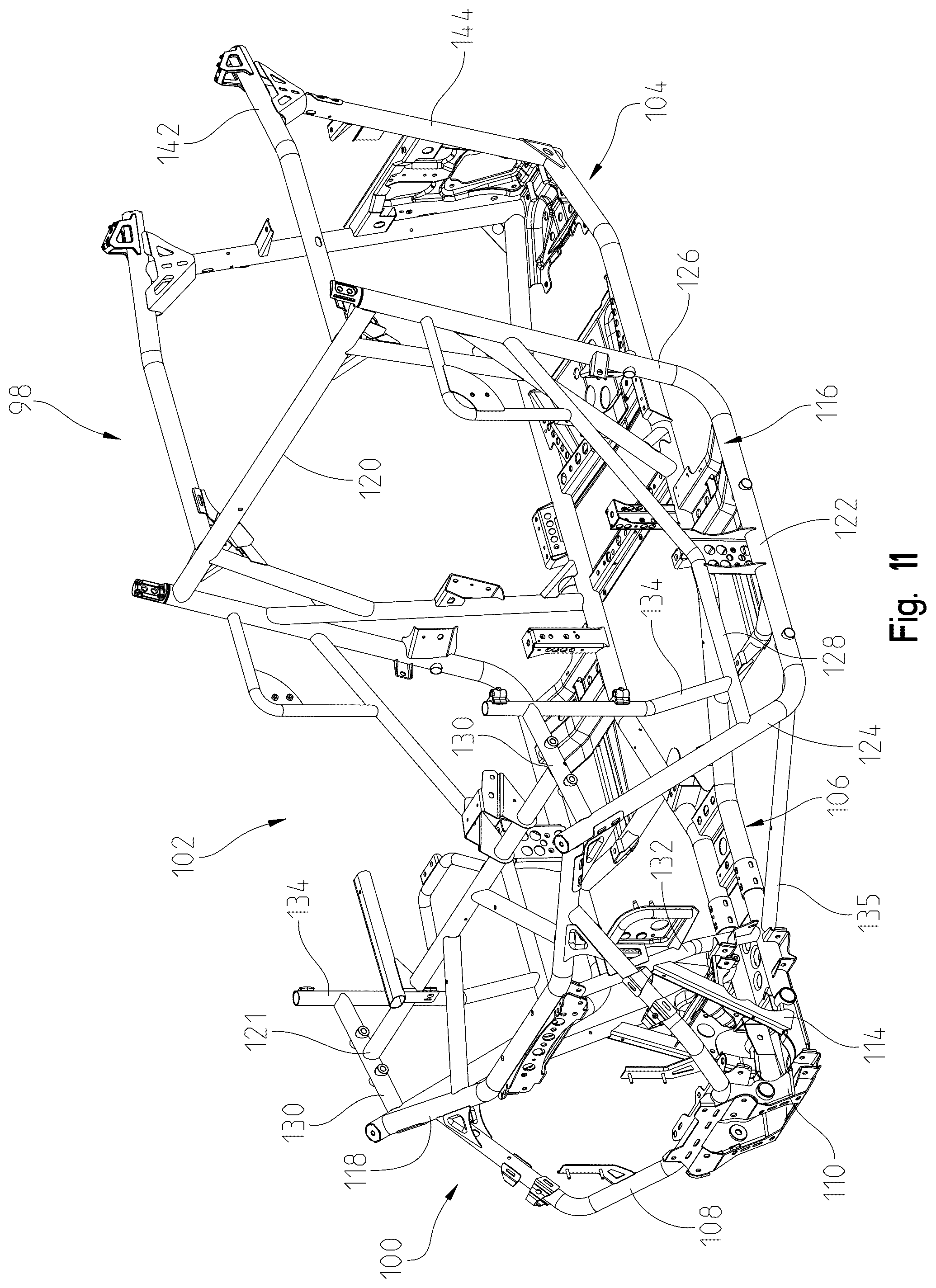 Patent US12552464 Figure 11 – Off-road vehicle