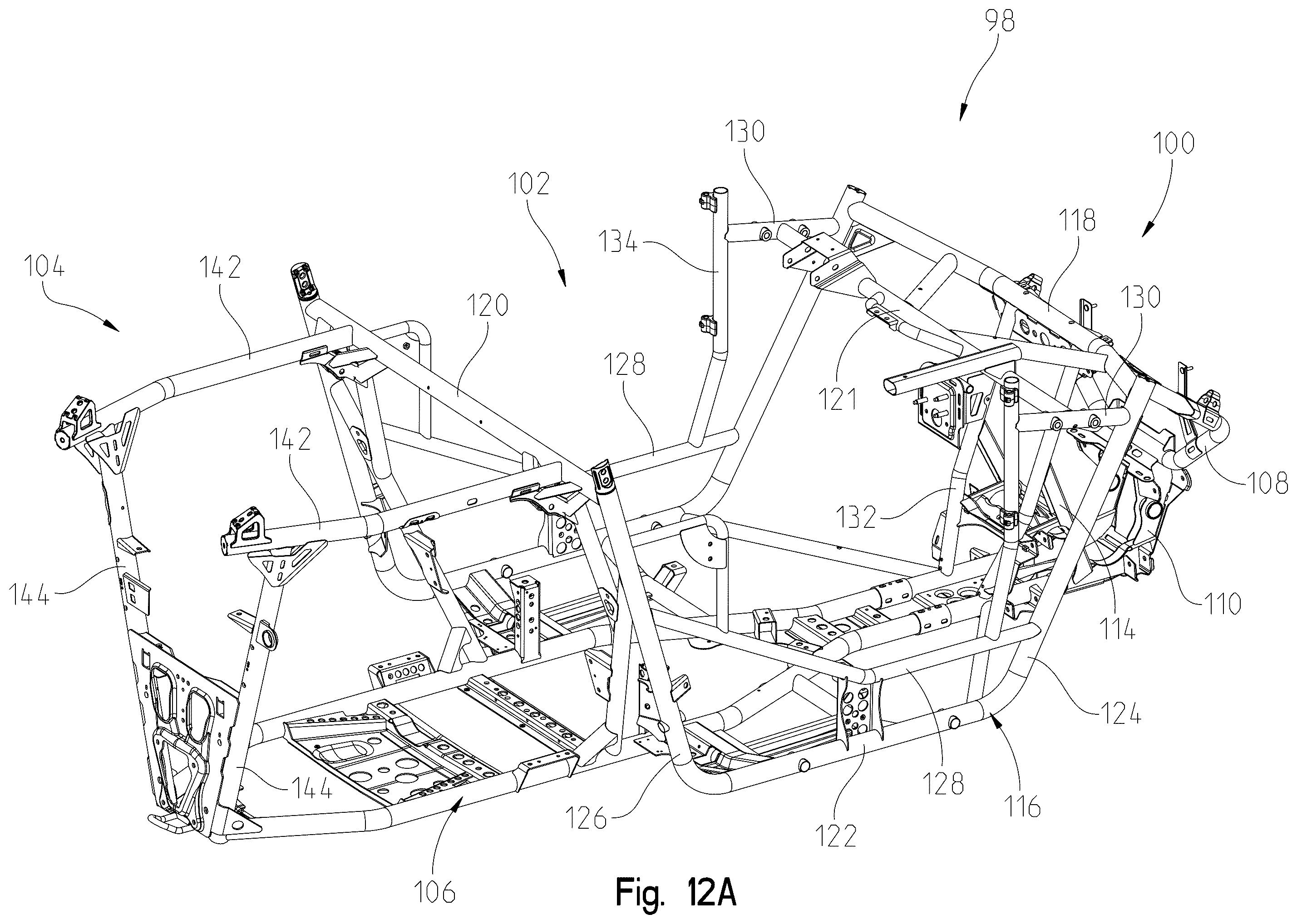 Patent US12552464 Figure 12 – Off-road vehicle
