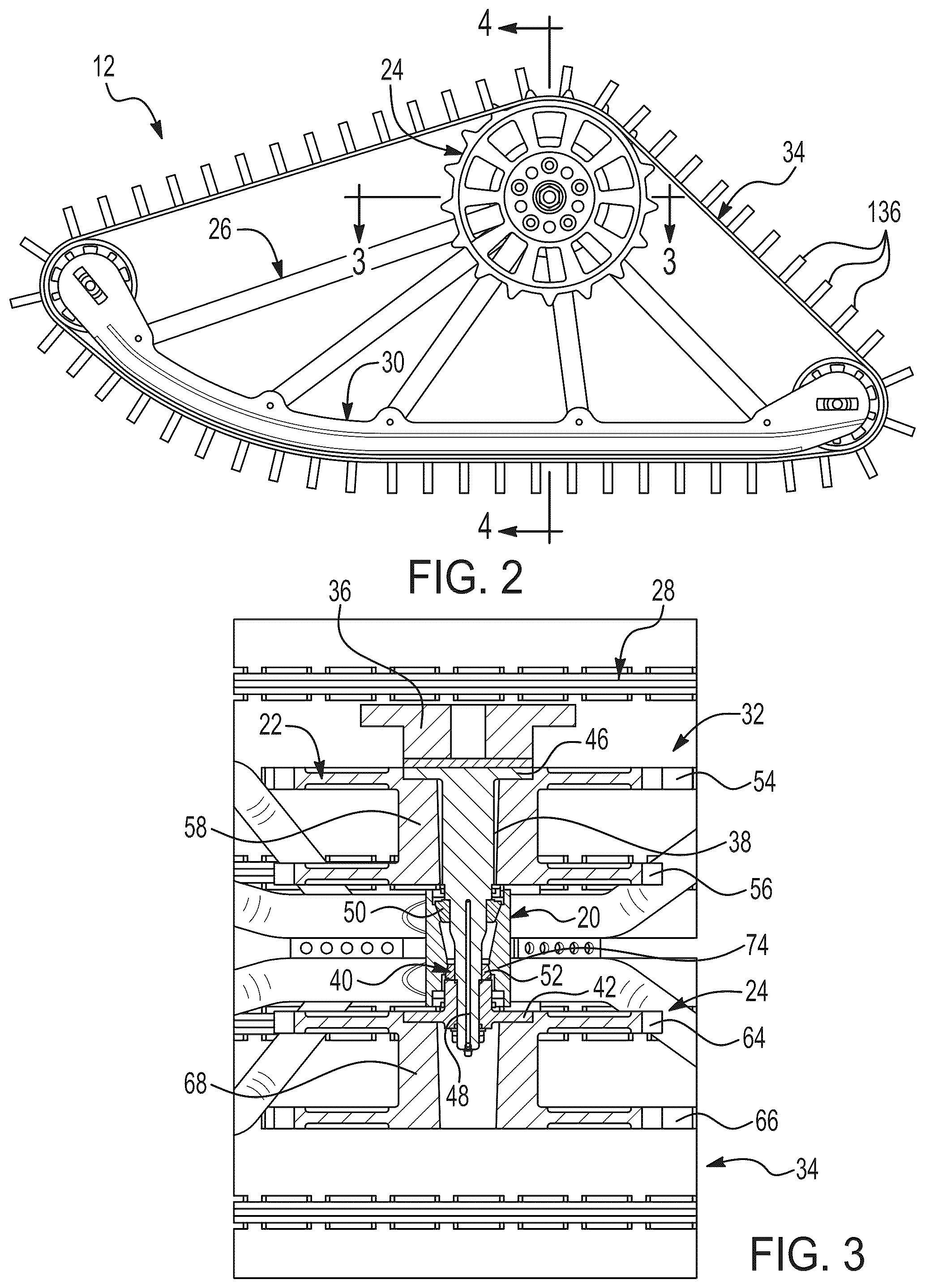 Patent US12552472 Figure 2 – Vehicle track system and assembly for off-road conditions