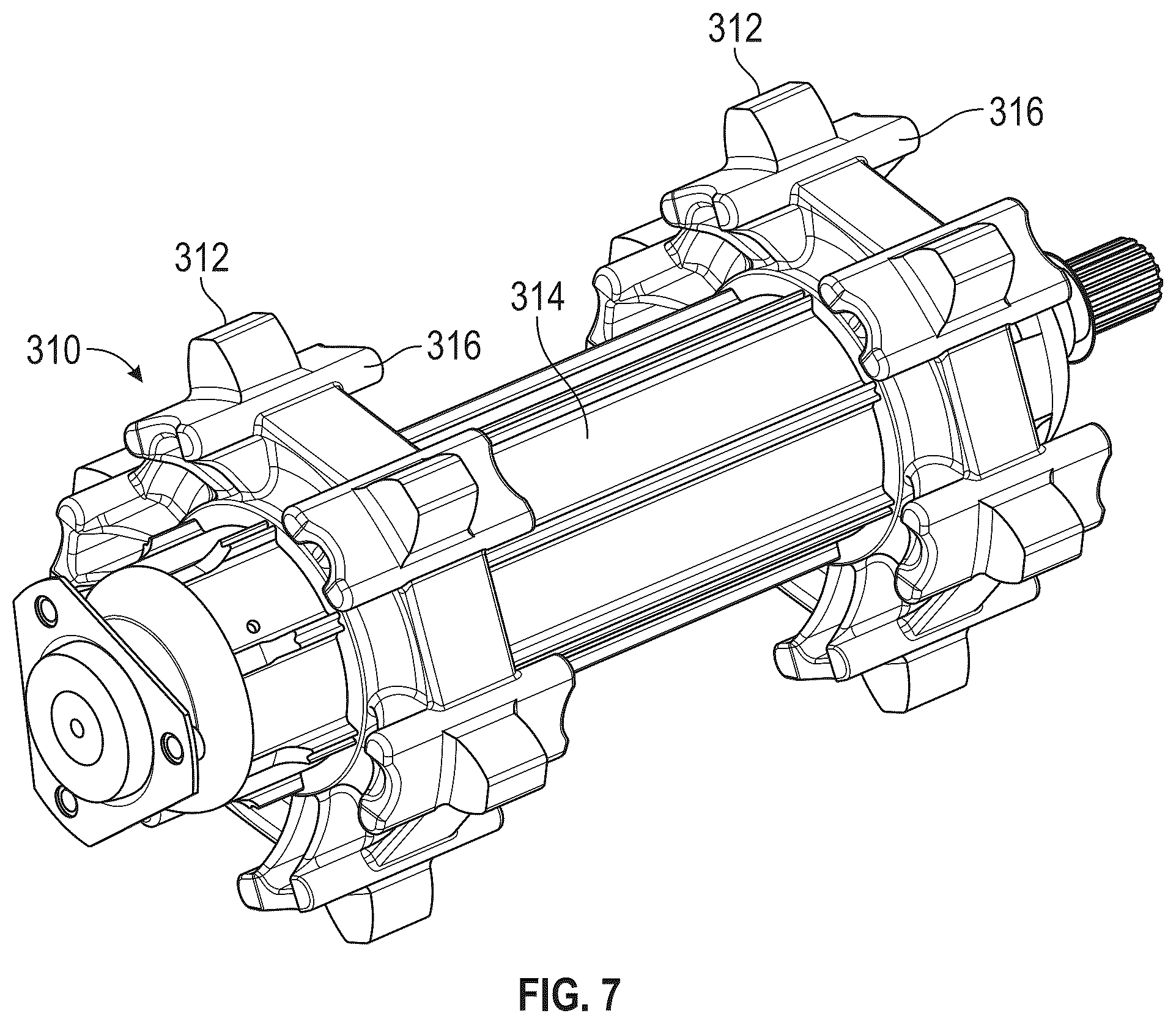 Patent US12552474 Figure 8 – Snow track for a snowmobile