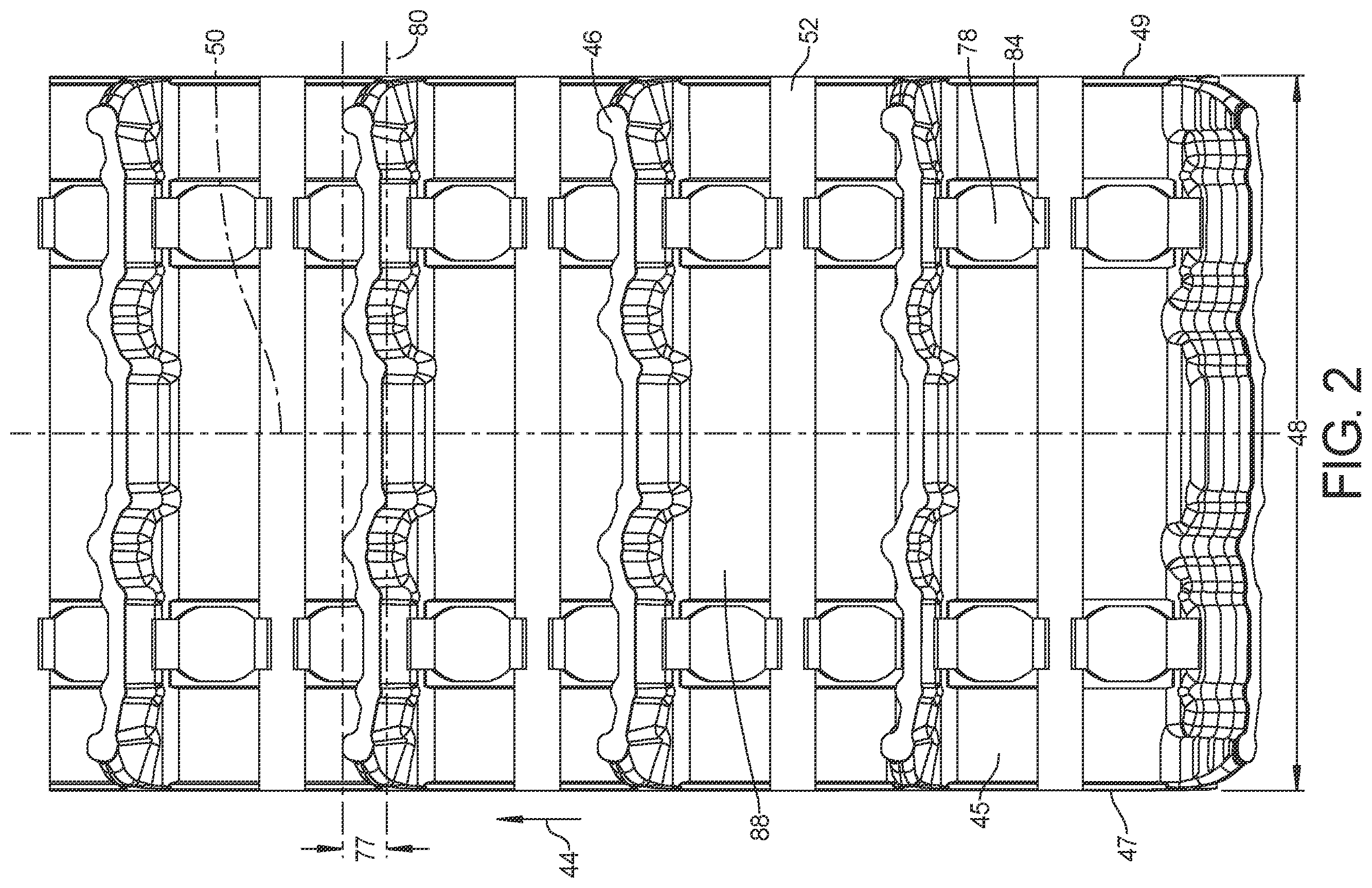 Patent US12552475 Figure 2 – Snow track for a snowmobile