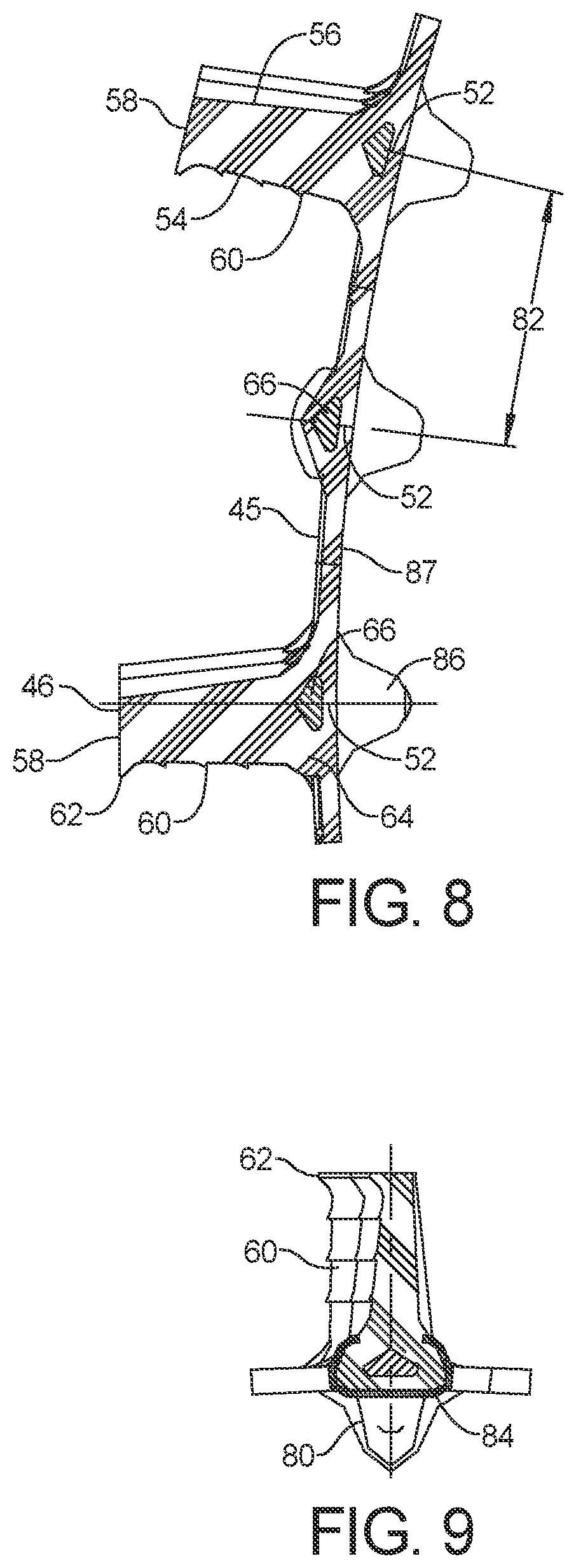 Patent US12552475 Figure 8 – Snow track for a snowmobile