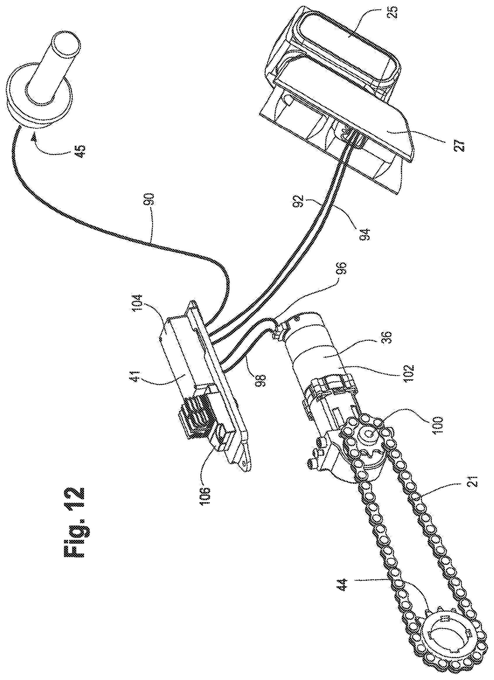 Patent US12552482 Figure 8 – Motorized running cycle