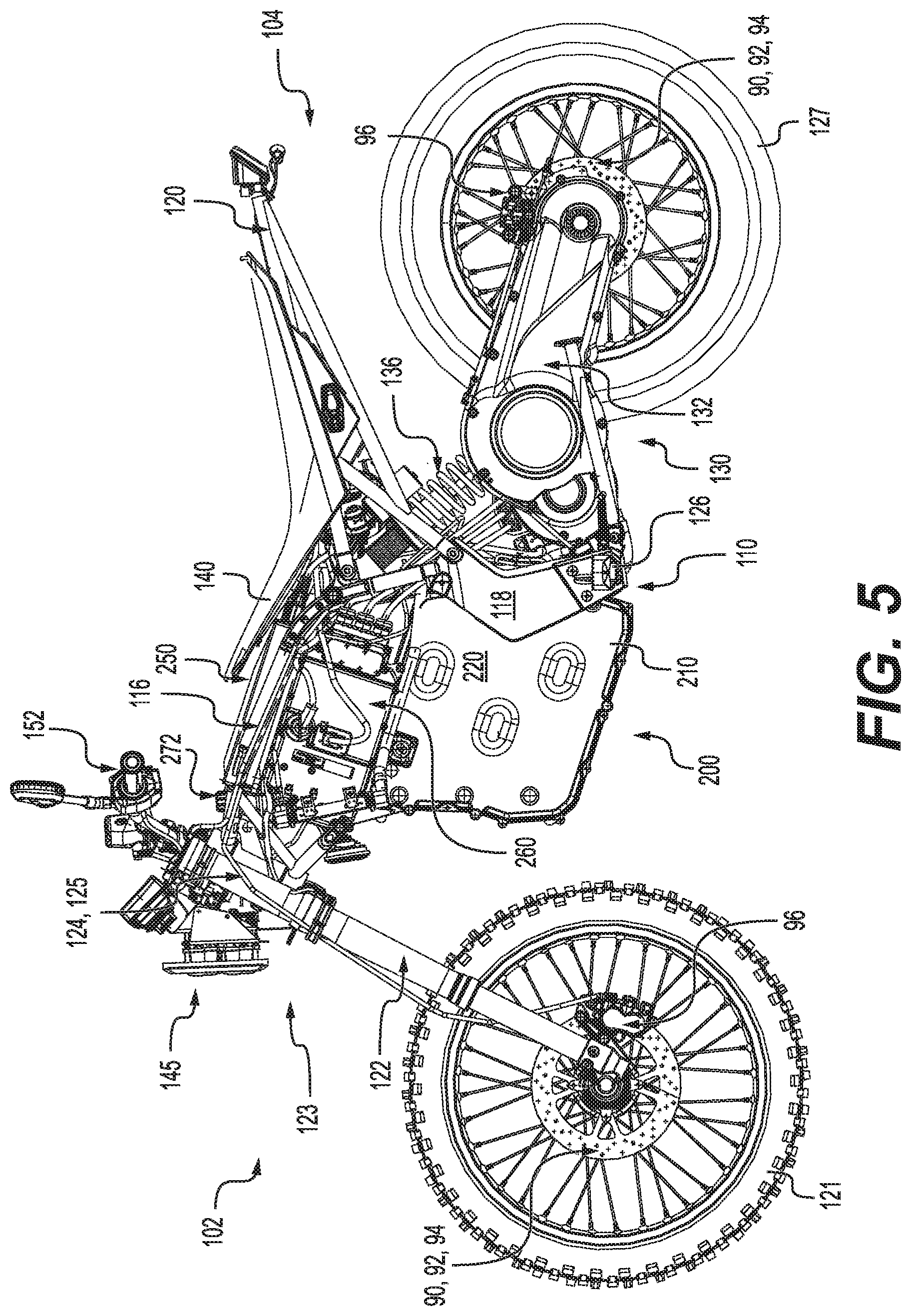 Patent US12552483 Figure 5 – Electric vehicle with a cooling arrangement