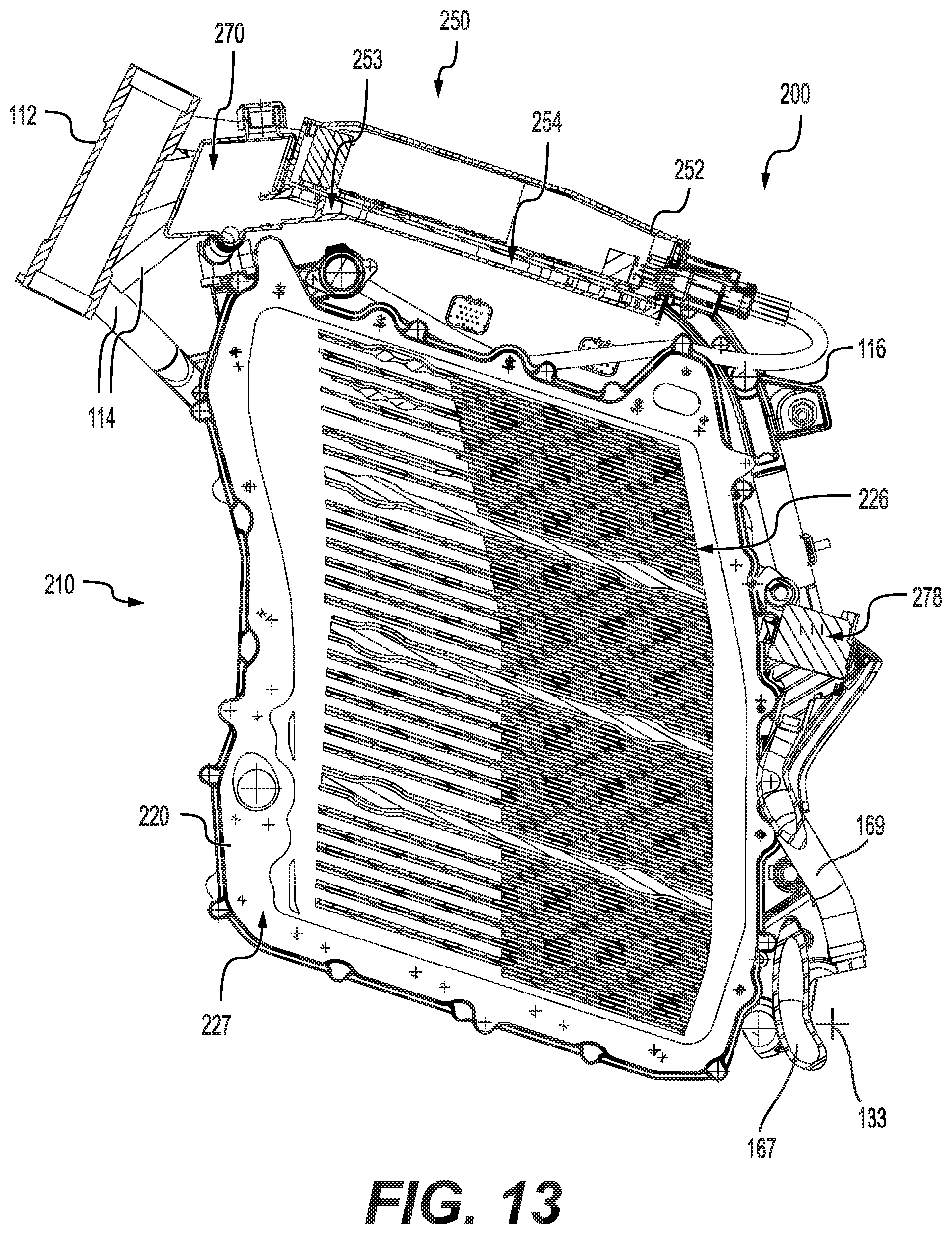 Patent US12552483 Figure 13 – Electric vehicle with a cooling arrangement