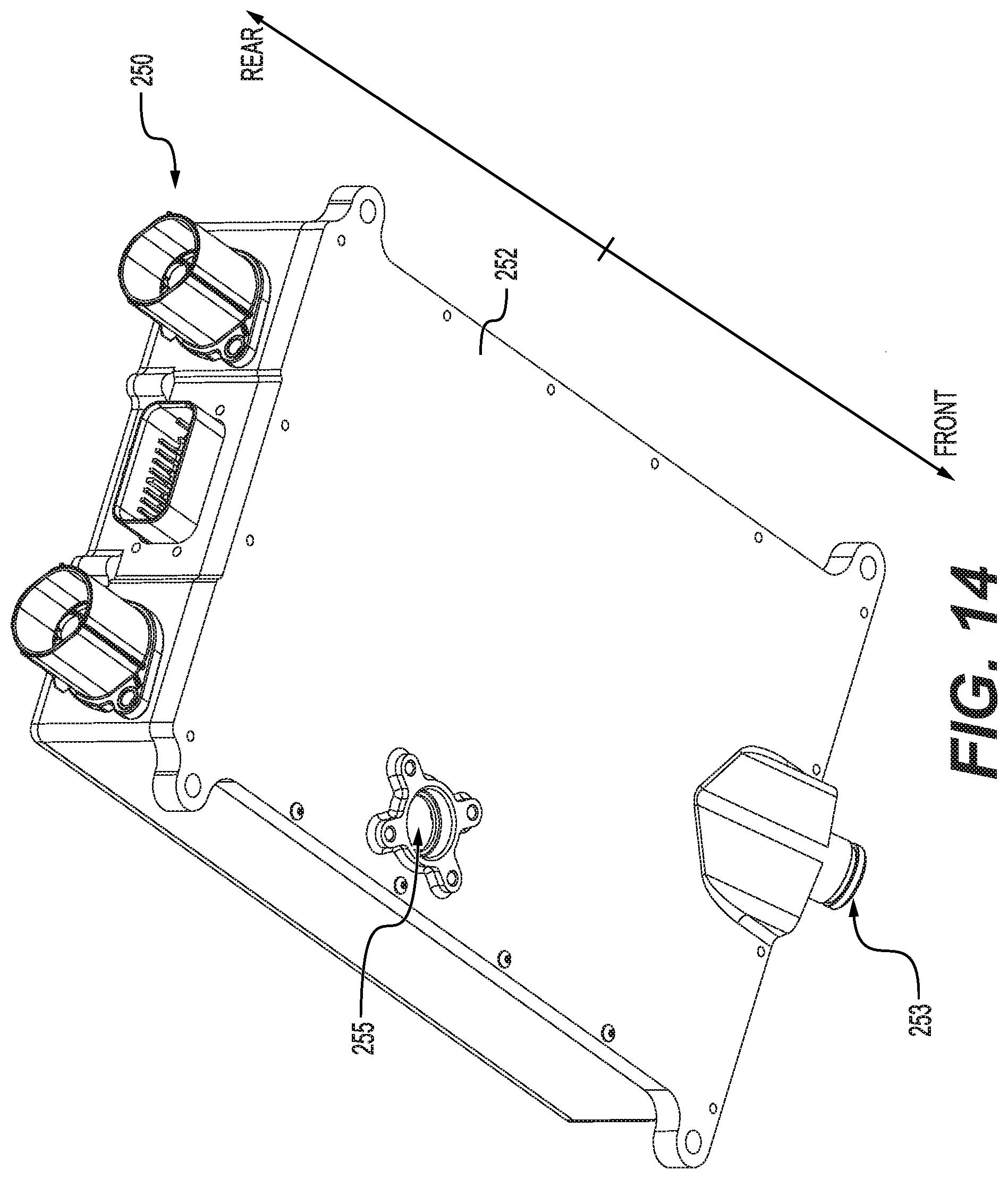 Patent US12552483 Figure 14 – Electric vehicle with a cooling arrangement