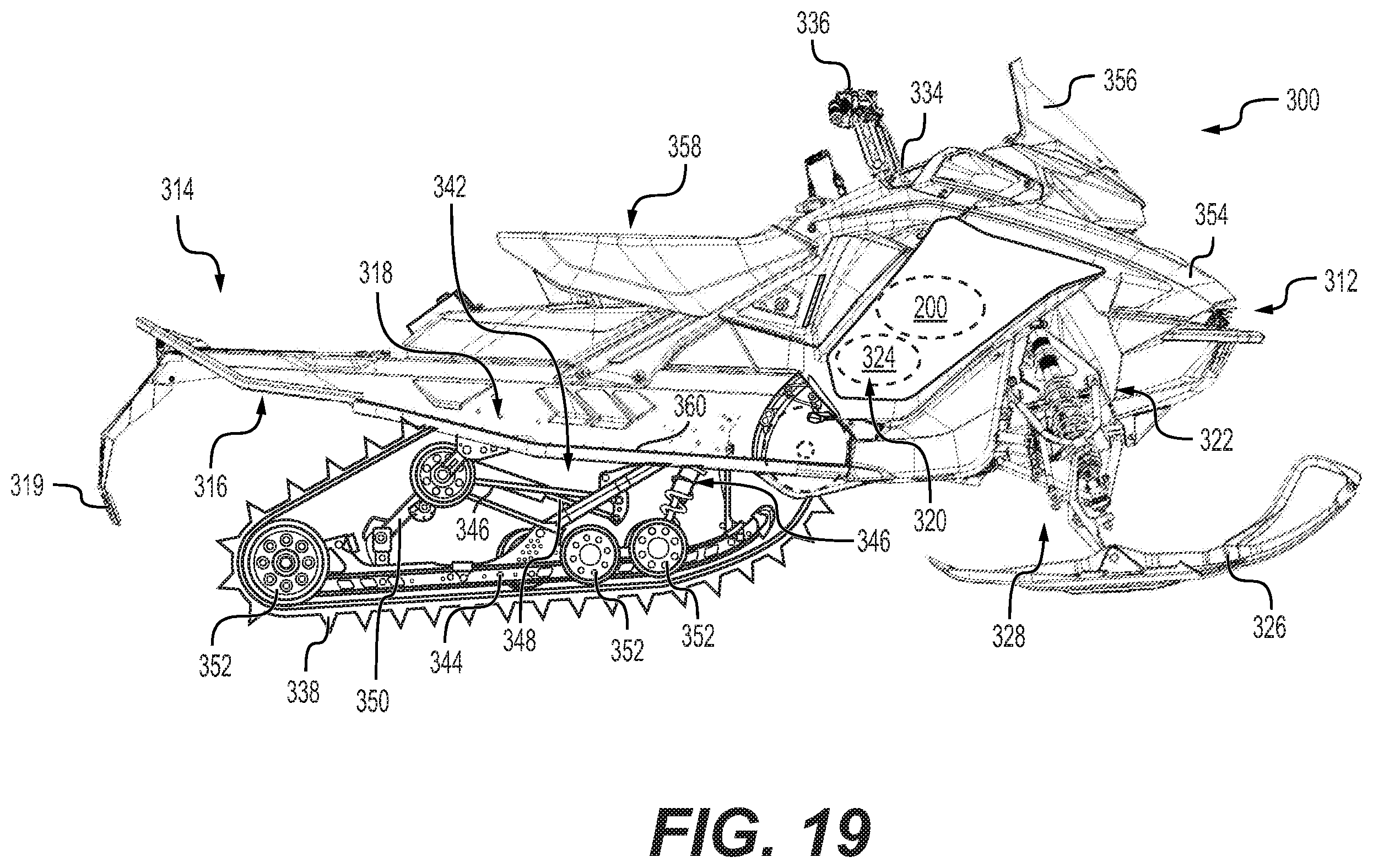 Patent US12552483 Figure 19 – Electric vehicle with a cooling arrangement