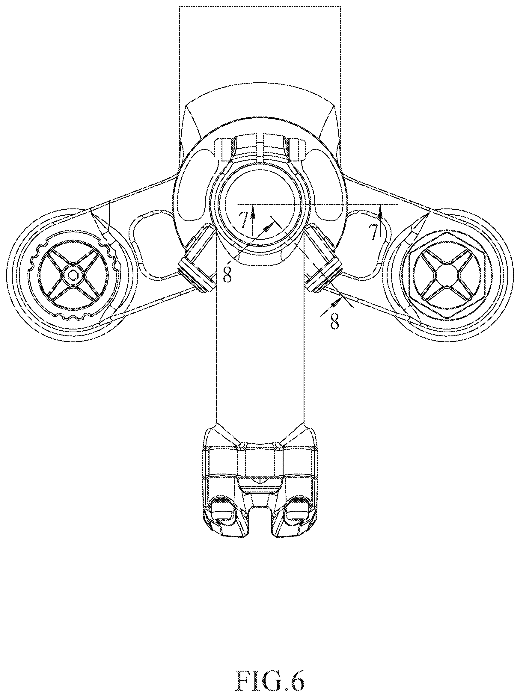 Patent US12552484 Figure 6 – Cable routing assembly