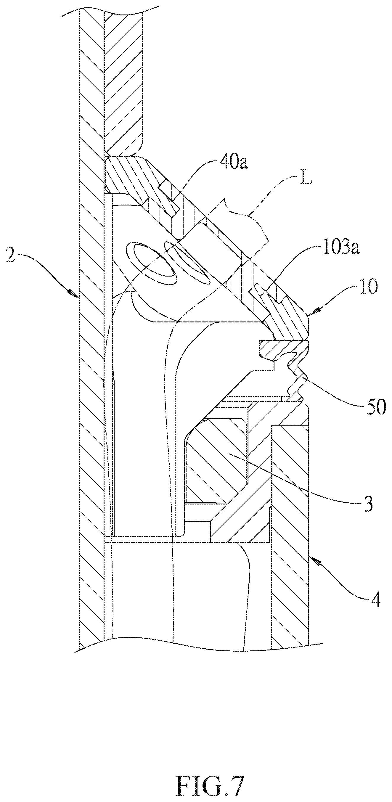 Patent US12552484 Figure 7 – Cable routing assembly