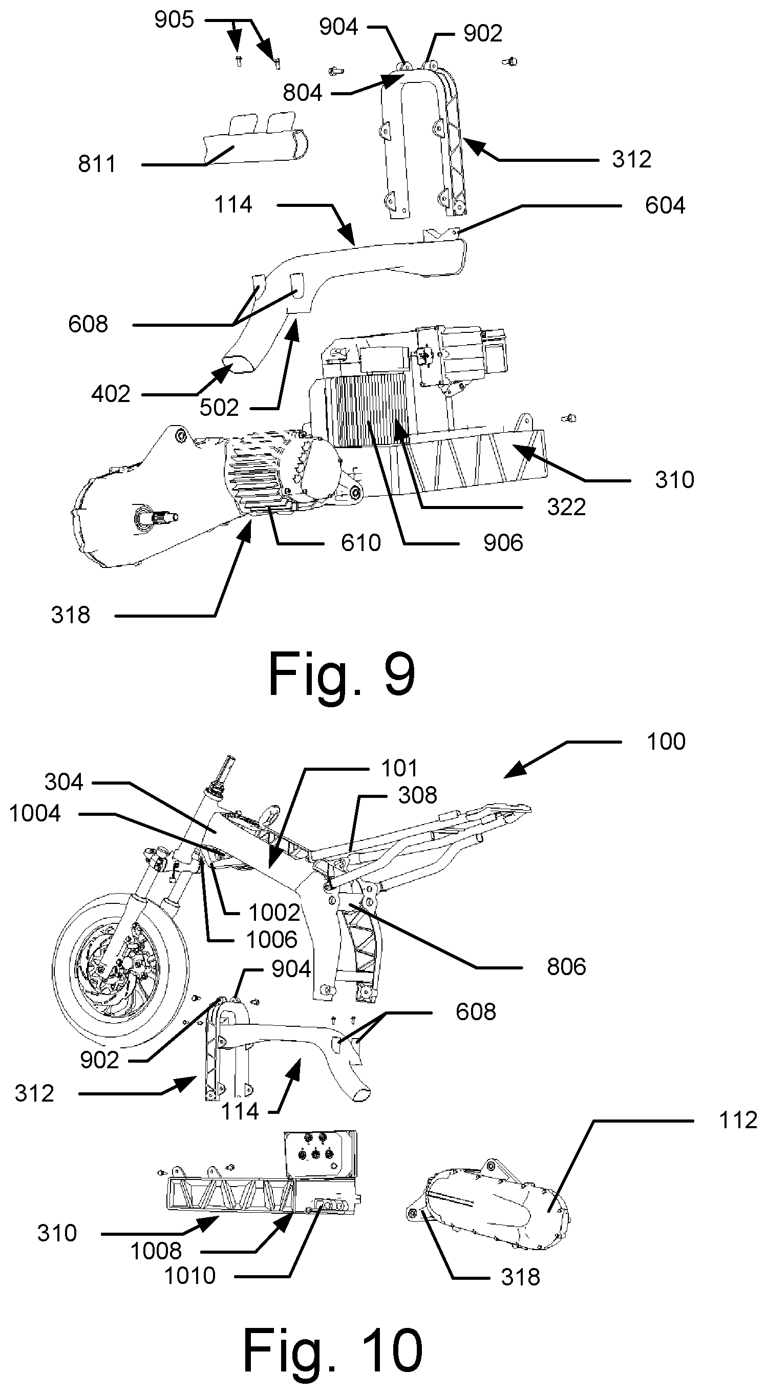 Patent US12552485 Figure 8 – Cooling of heat-generating components in electric vehicles