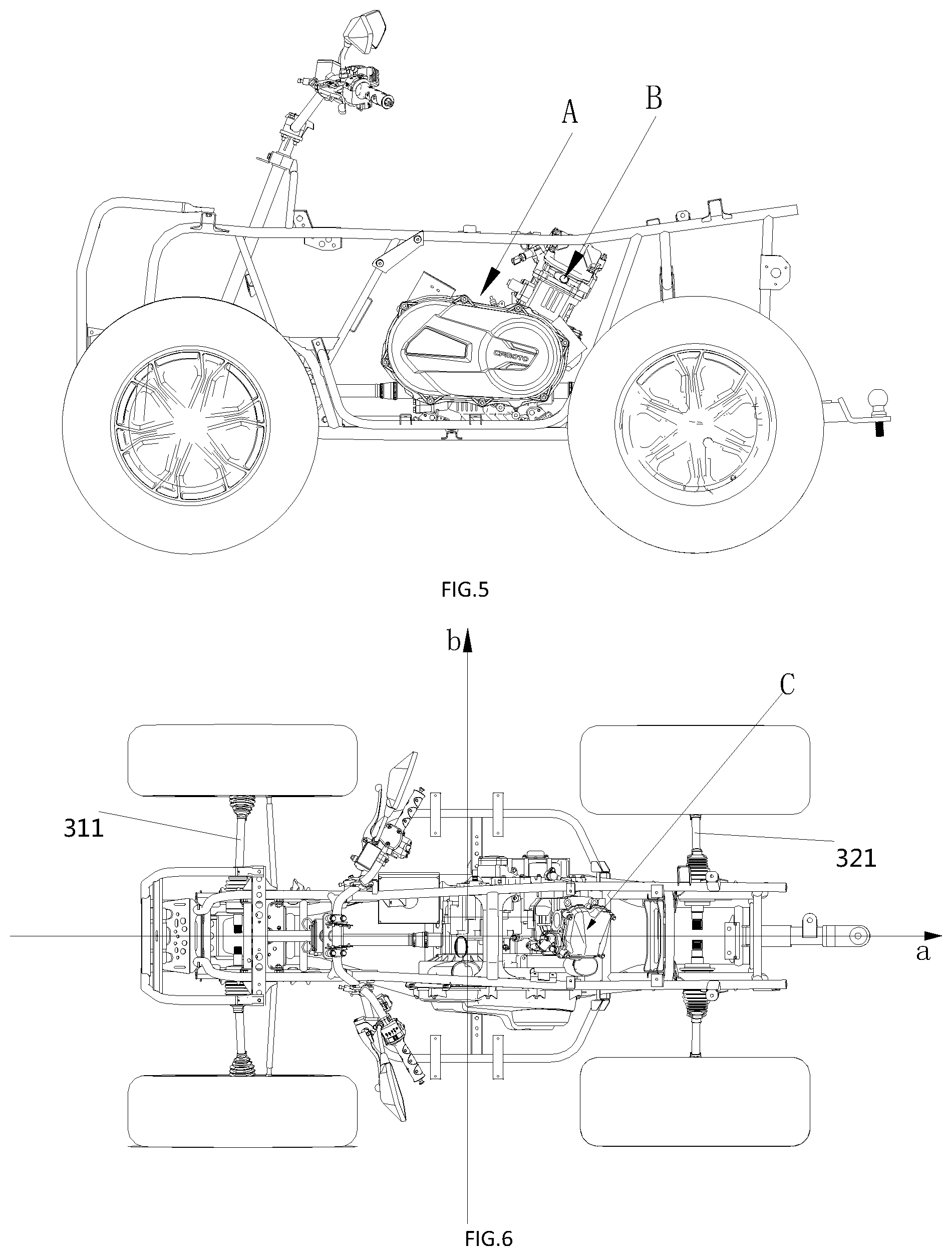 Patent US12552486 Figure 3 – Straddle-type vehicle