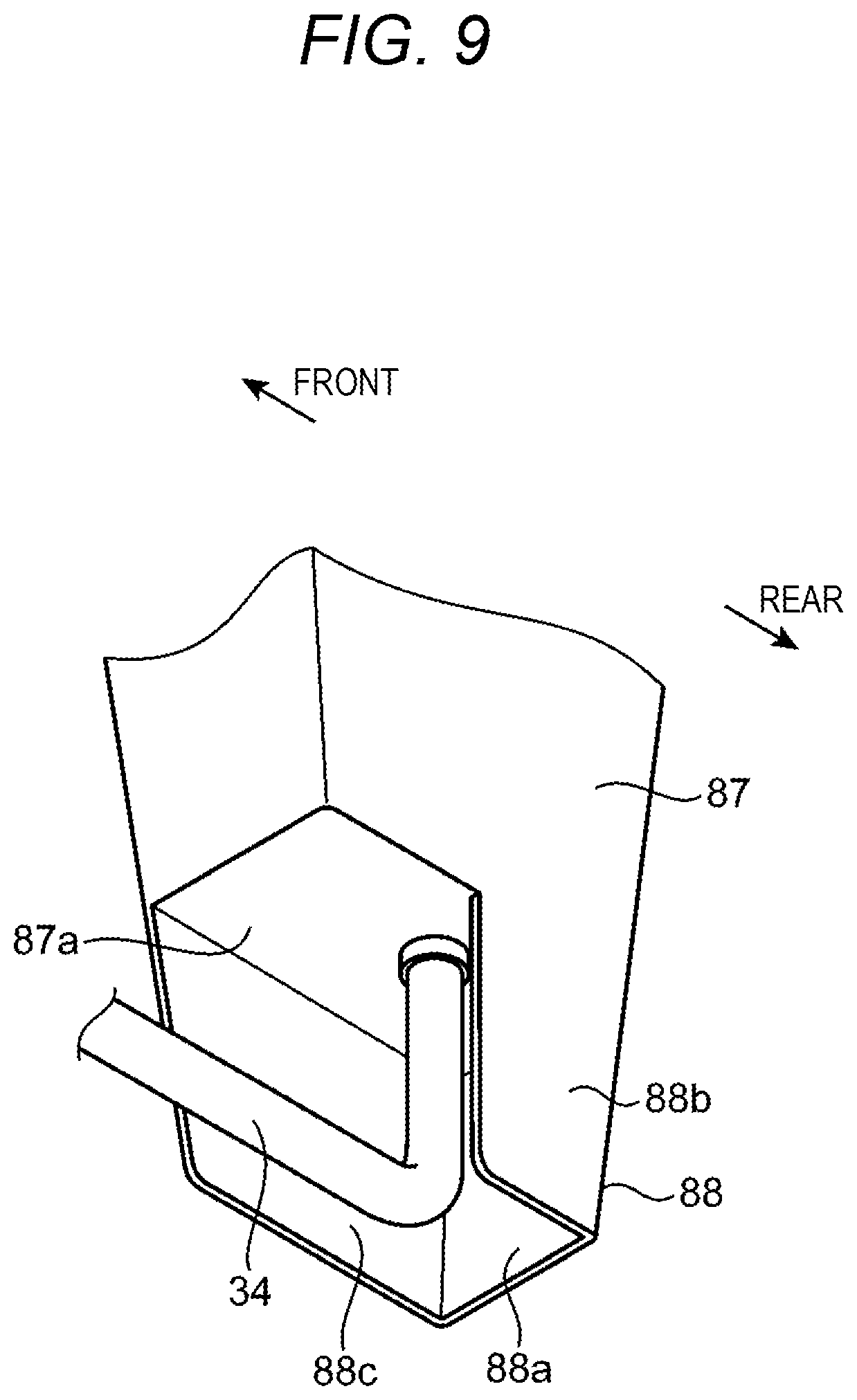 Patent US12552488 Figure 9 – Saddle-ride type vehicle