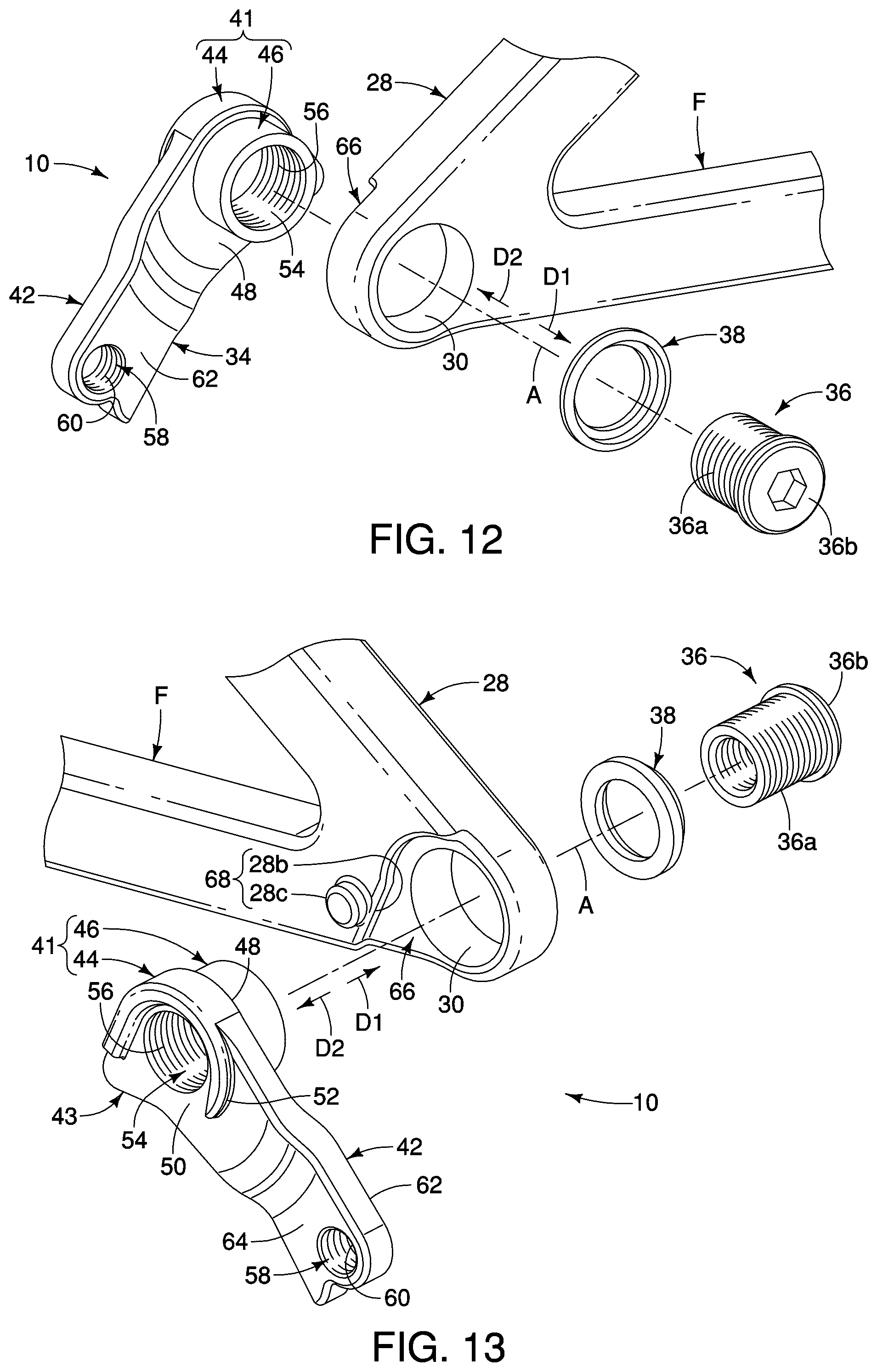 Patent US12552493 Figure 10 – Derailleur hanger