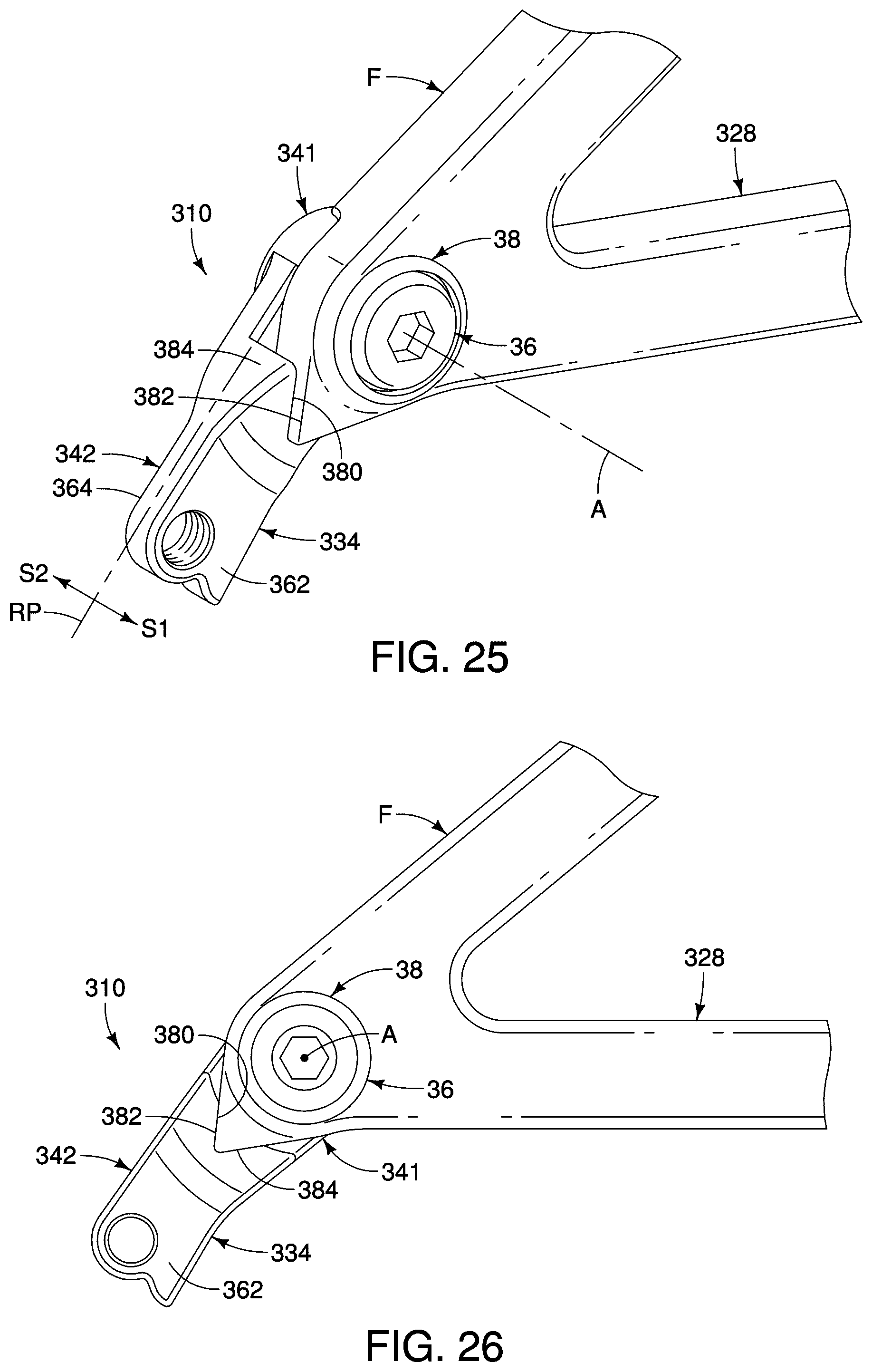 Patent US12552493 Figure 17 – Derailleur hanger