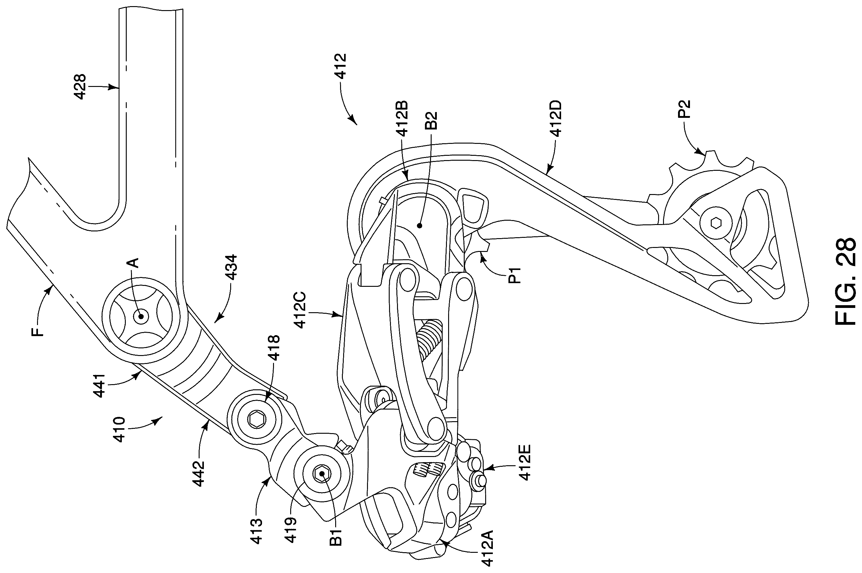 Patent US12552493 Figure 19 – Derailleur hanger
