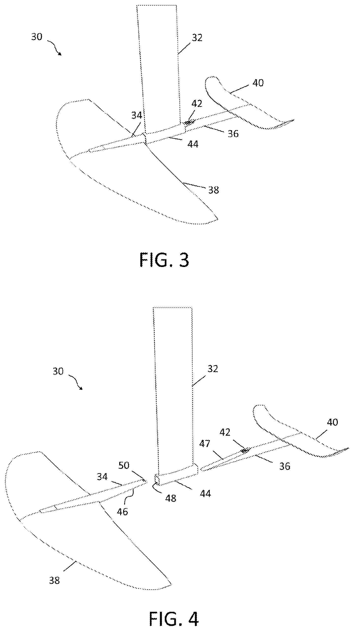 Patent US12552495 Figure 2 – Modular hydrofoil system for watercraft