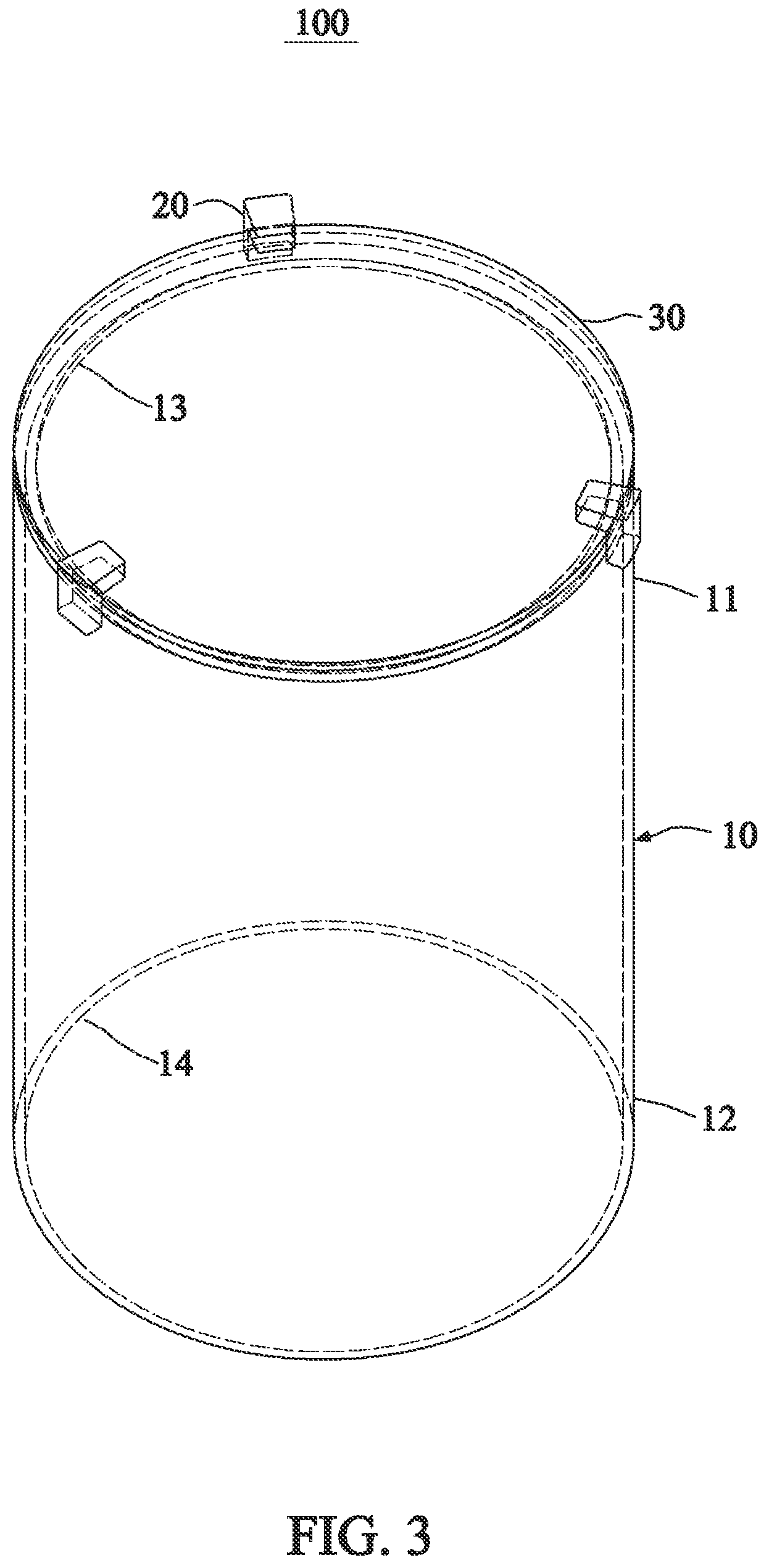 Patent US12552500 Figure 3 – Power-free passive stabilizing device and system working at interface of different media