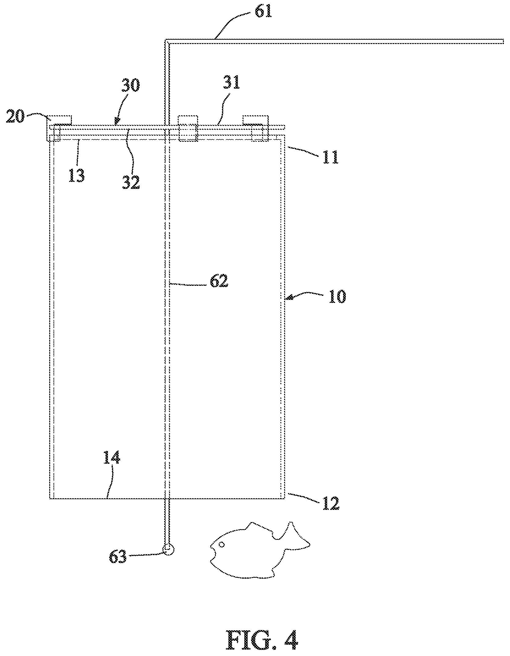Patent US12552500 Figure 4 – Power-free passive stabilizing device and system working at interface of different media