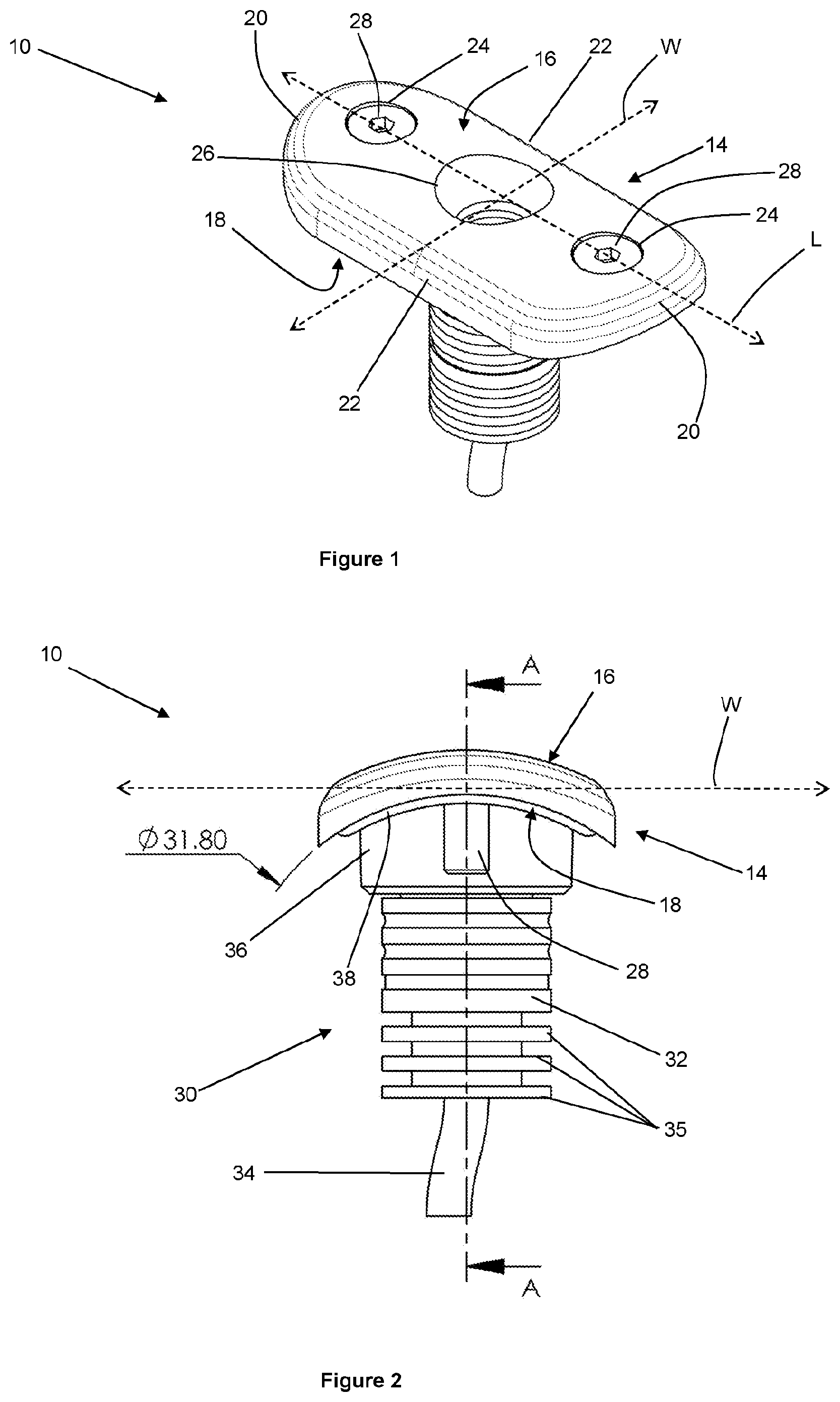 Patent US12552501 Figure 1 – Marine lighting assembly