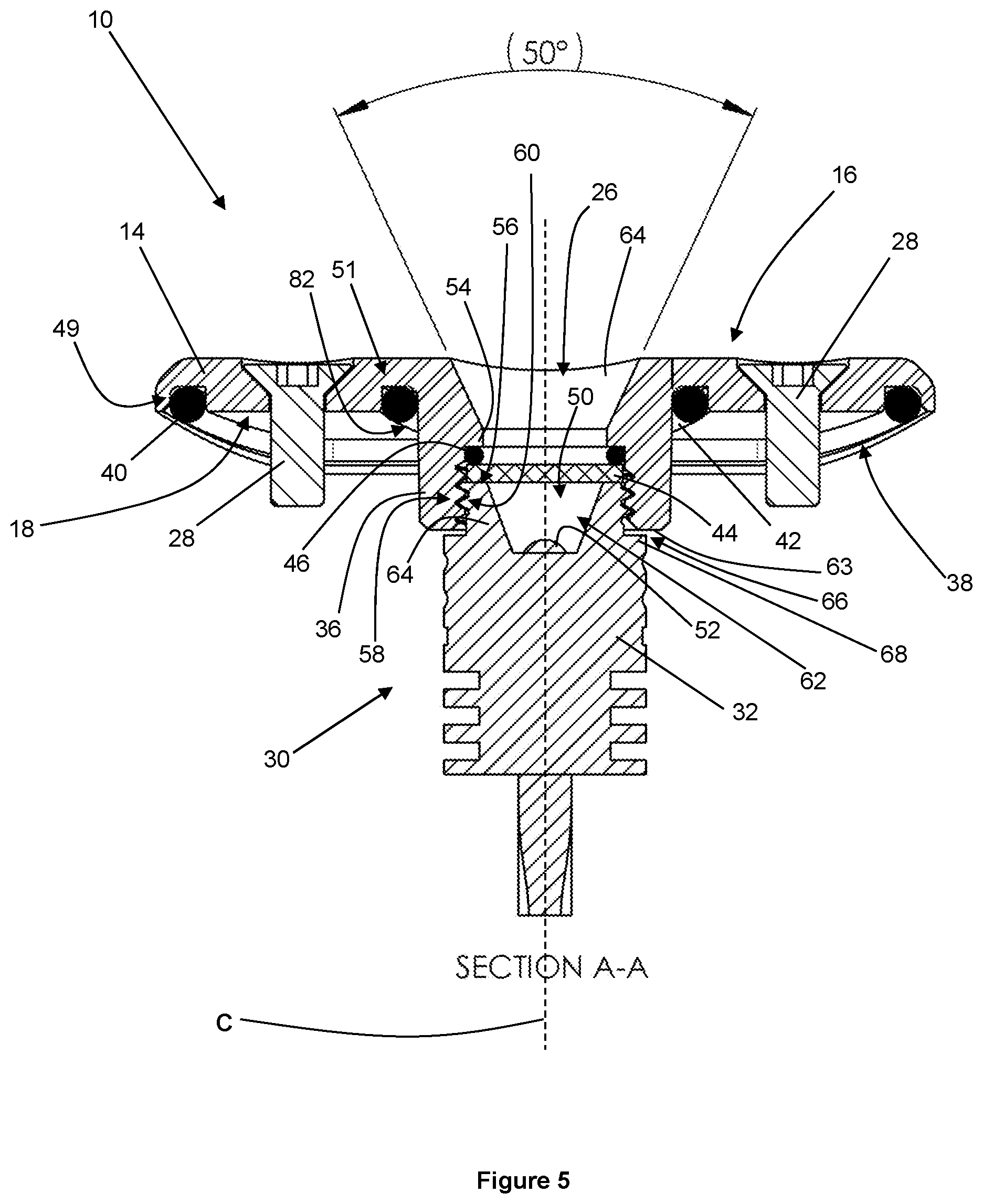 Patent US12552501 Figure 3 – Marine lighting assembly