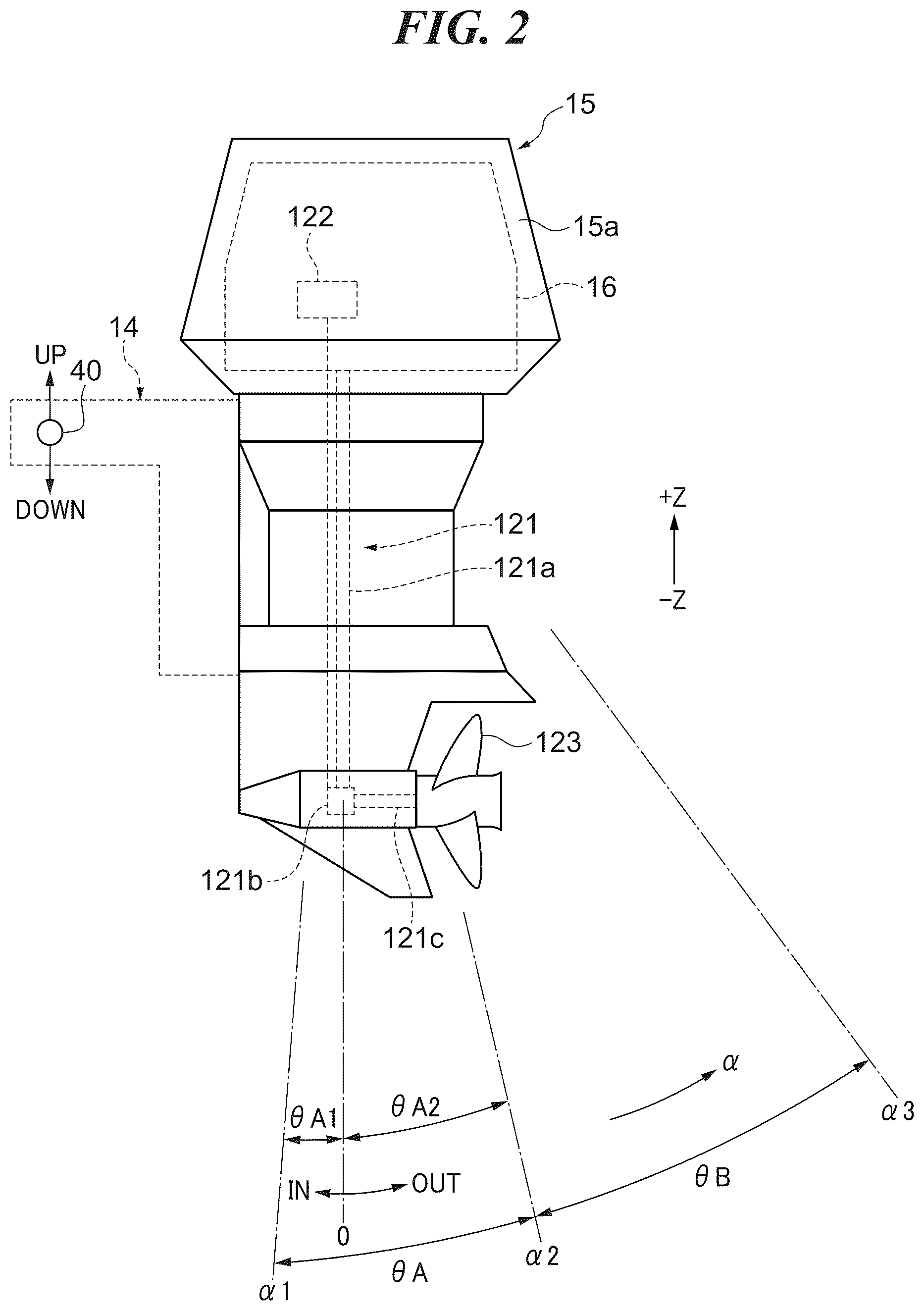 Patent US12552506 Figure 2 – Marine vessel and control apparatus for marine vessel