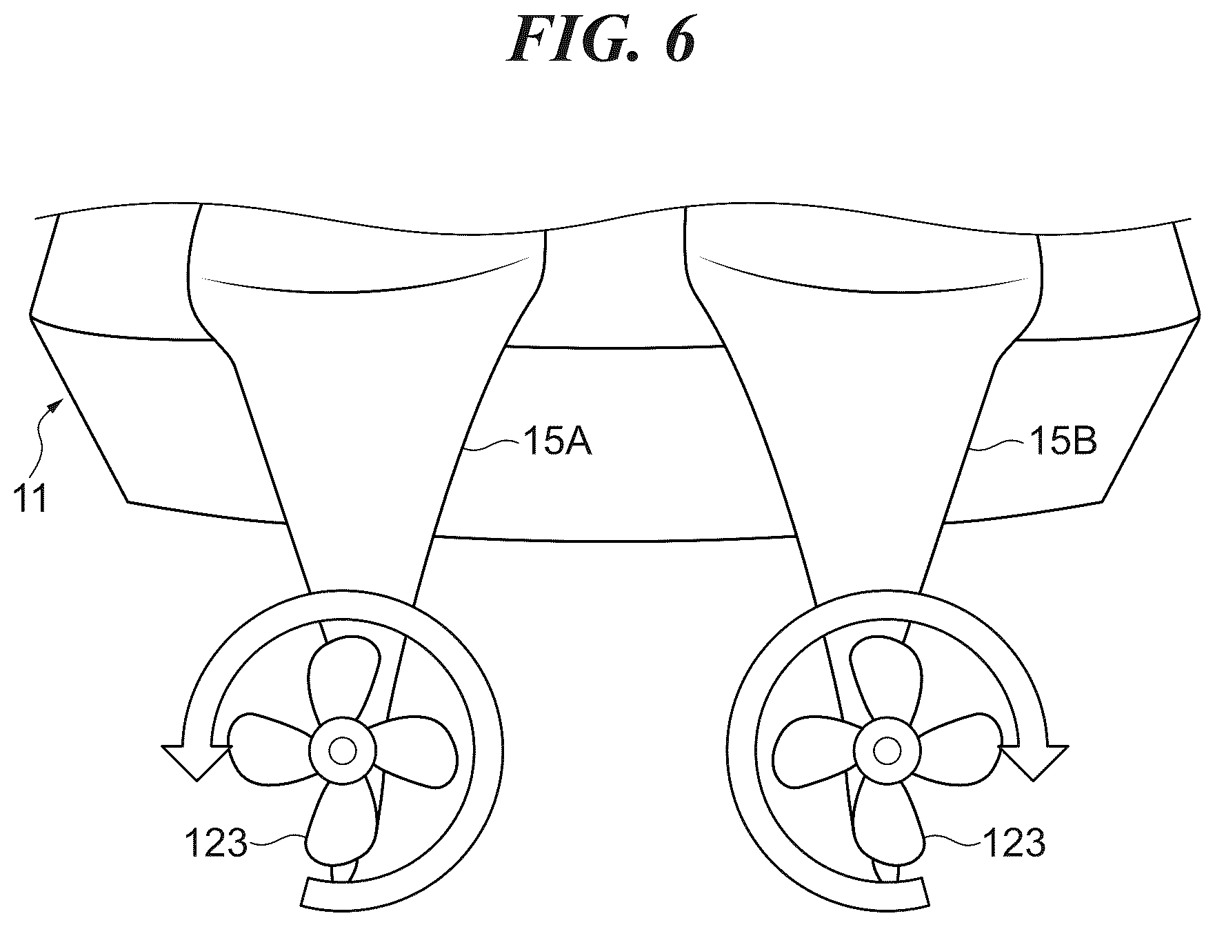Patent US12552506 Figure 6 – Marine vessel and control apparatus for marine vessel