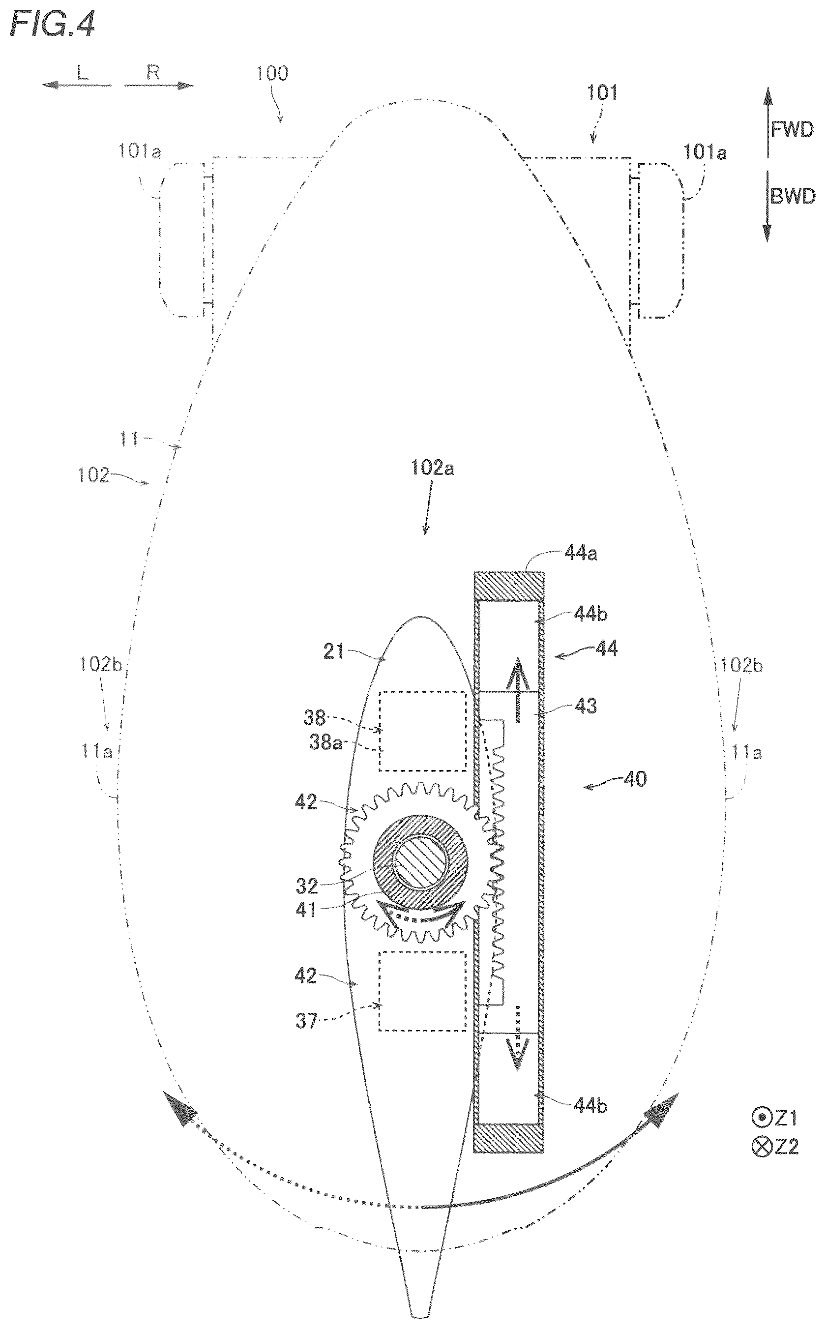 Patent US12552507 Figure 3 – Outboard motor and marine vessel