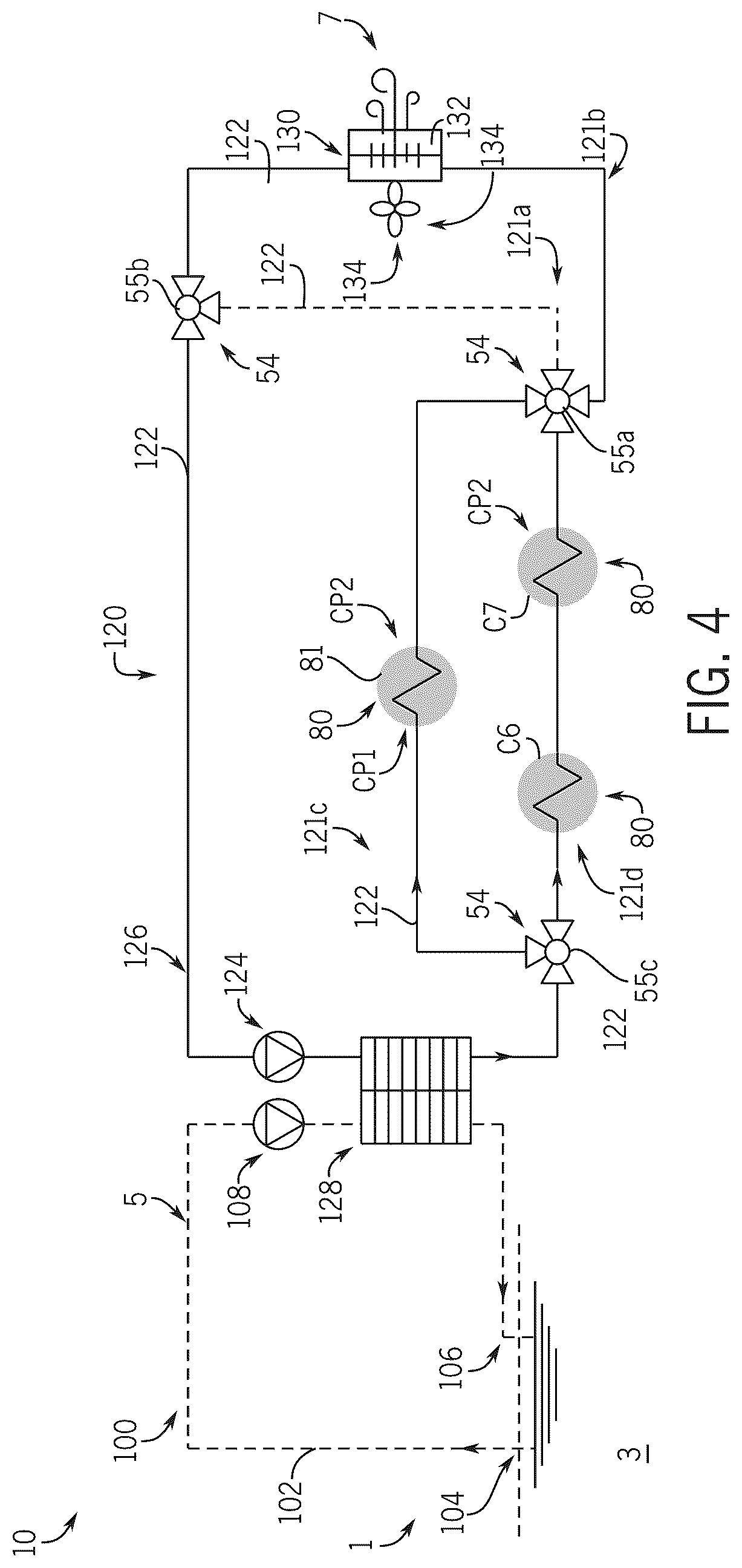 Patent US12552510 Figure 4 – Thermal management systems for marine vessels