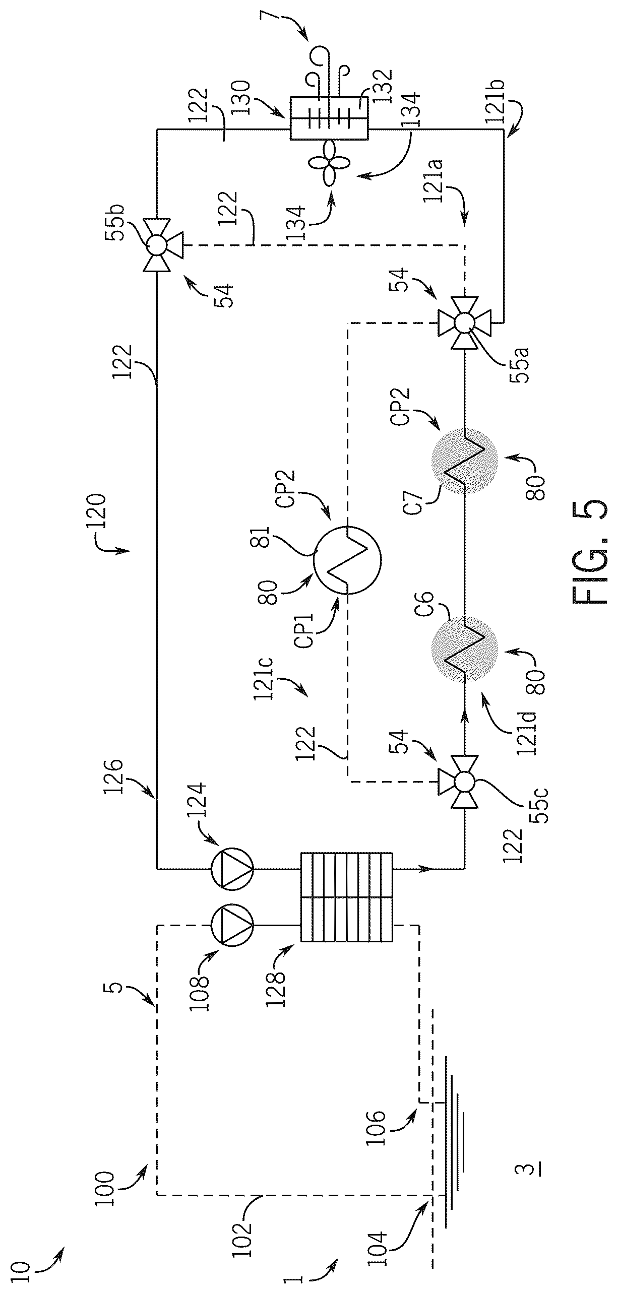 Patent US12552510 Figure 5 – Thermal management systems for marine vessels