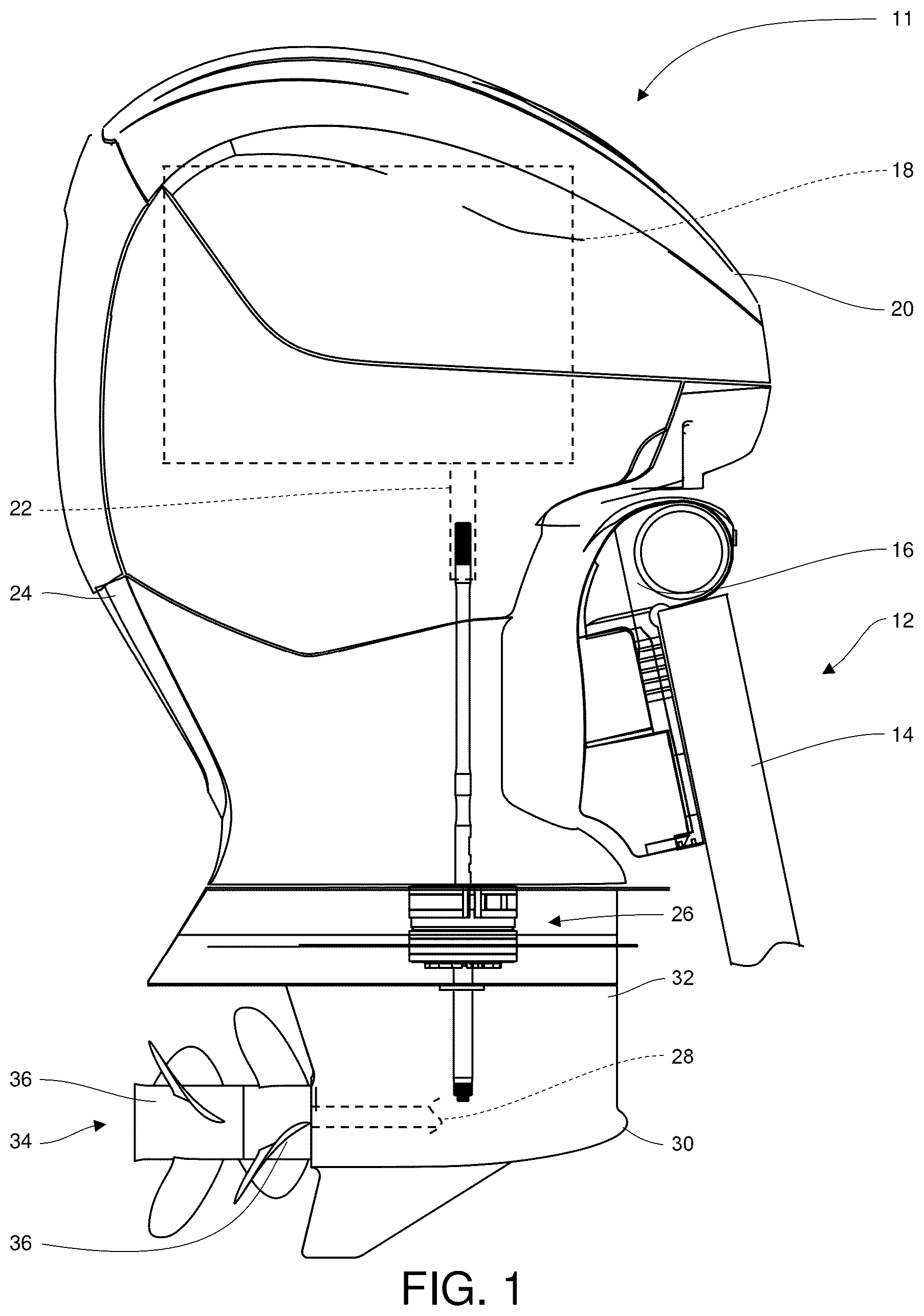Patent US12552511 Figure 1 – Planetary gearset and a transmission with the planetary gearset
