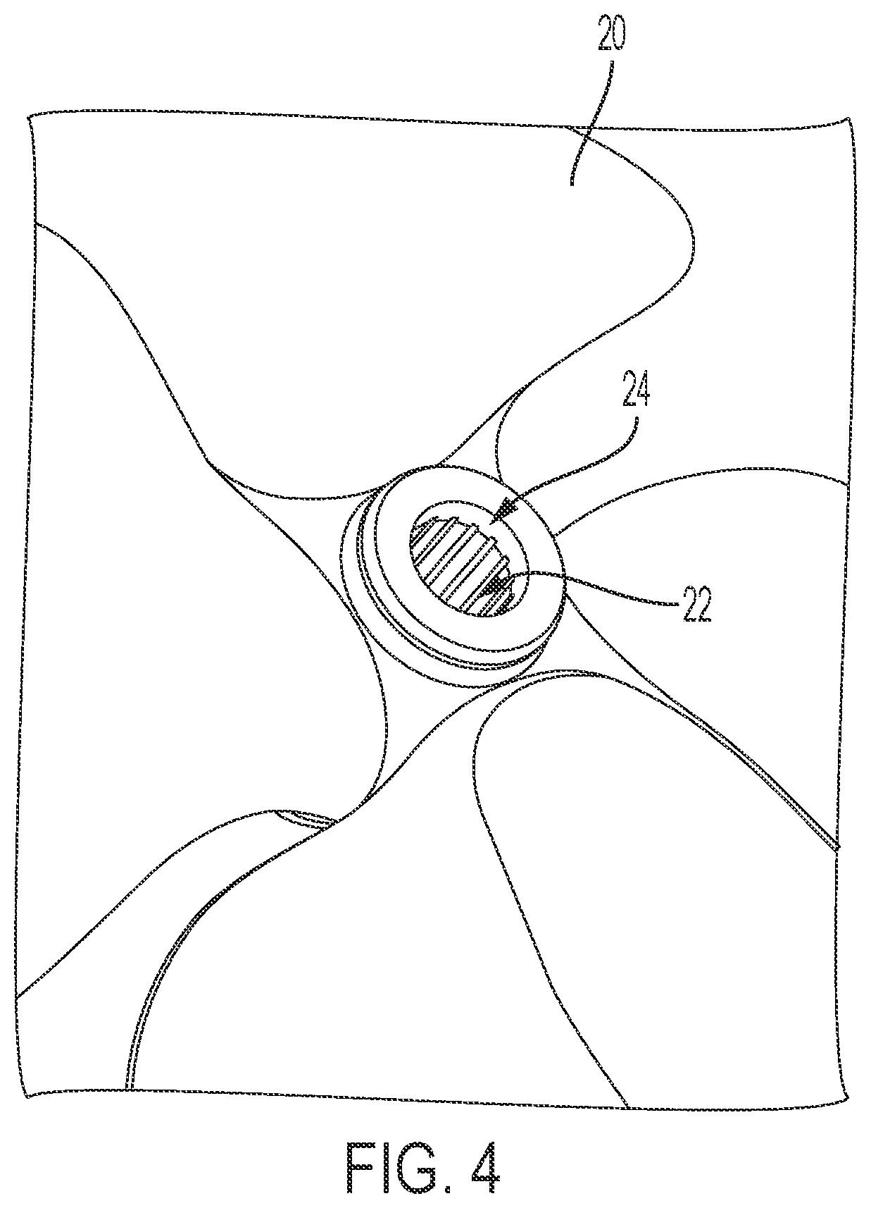 Patent US12552512 Figure 4 – Propeller assembly for a boat