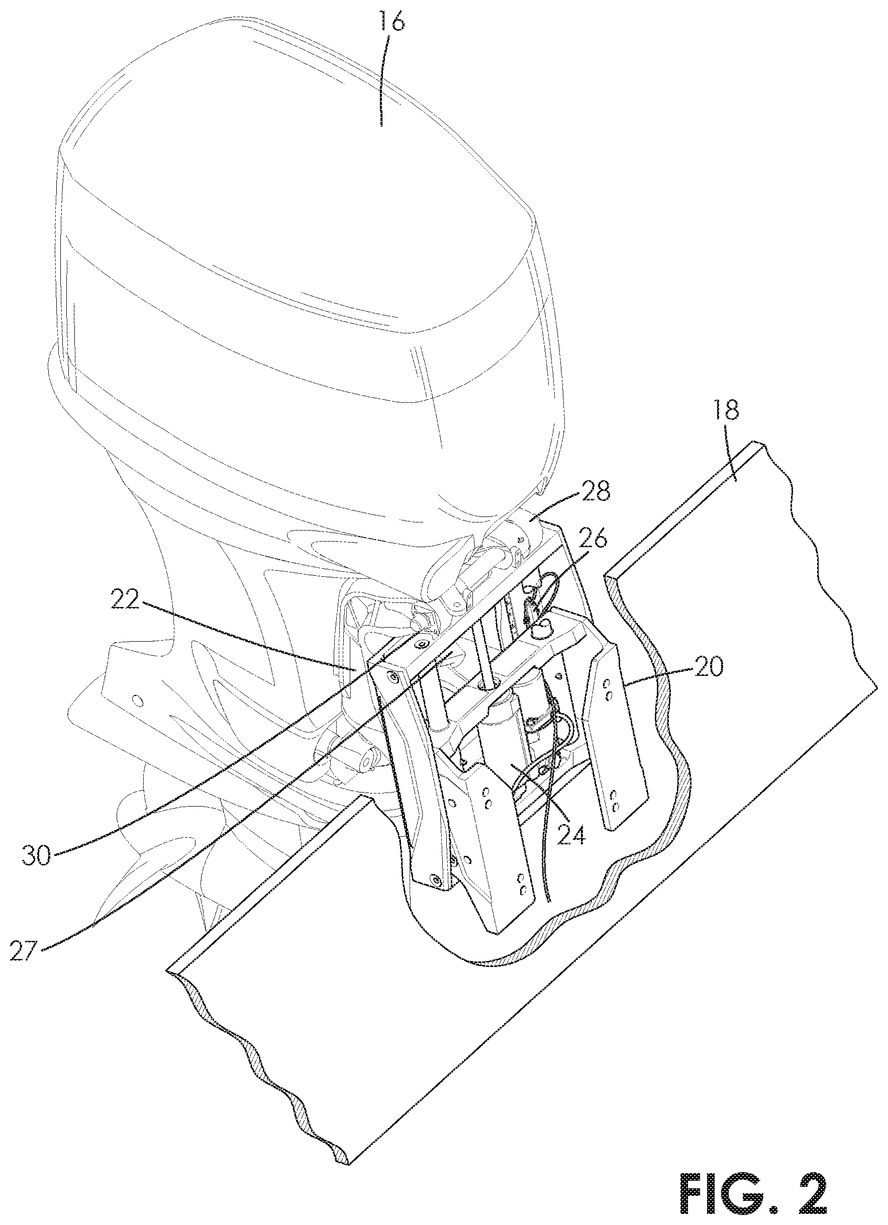 Patent US12552513 Figure 2 – System for controlling a marine vessel using a single operator command
