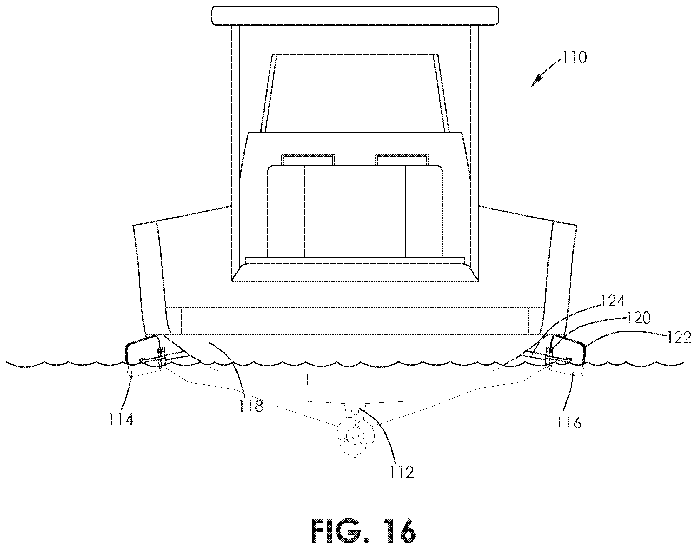 Patent US12552513 Figure 16 – System for controlling a marine vessel using a single operator command