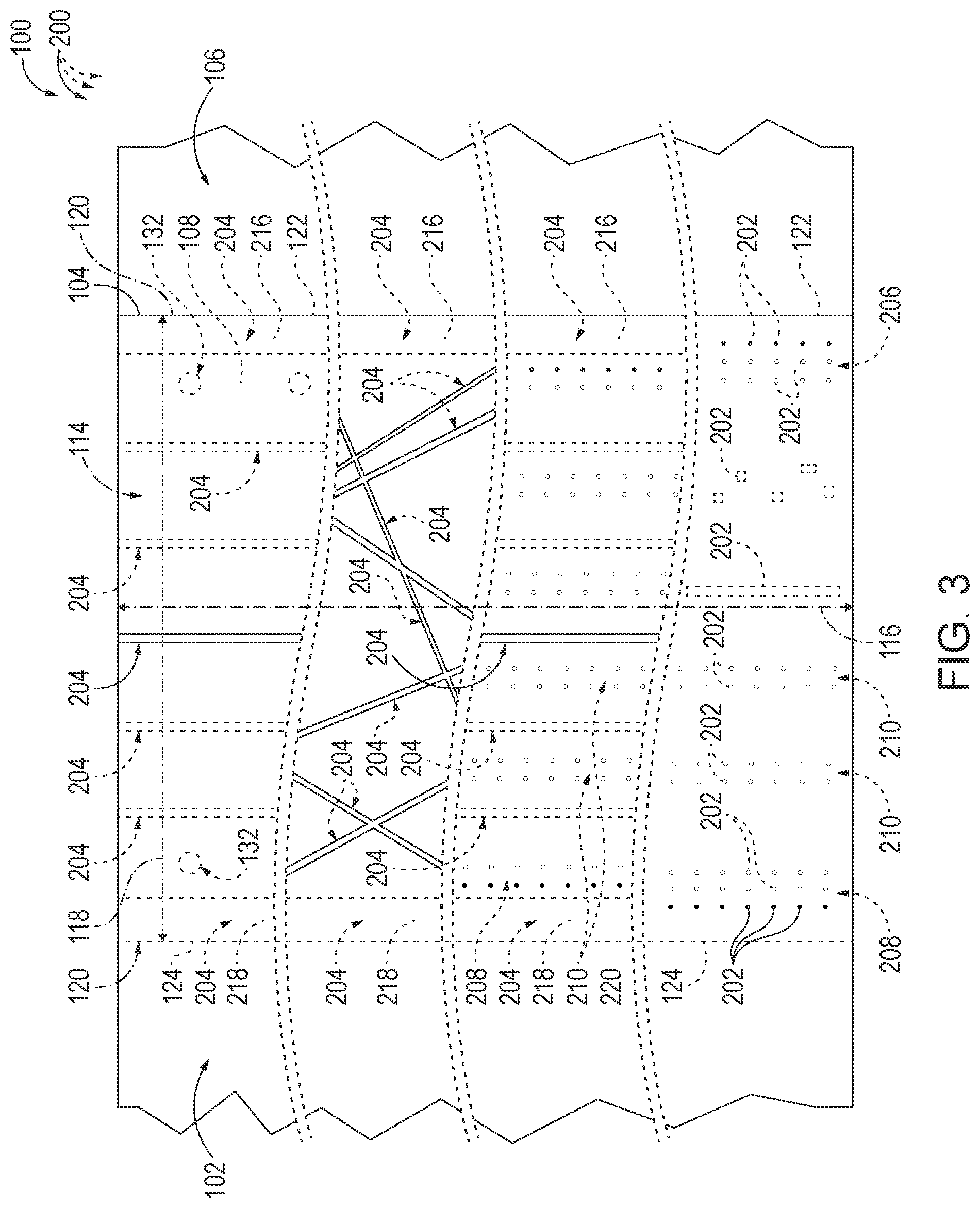 Patent US12552515 Figure 3 – Aerospace component joints for aircraft and related methods