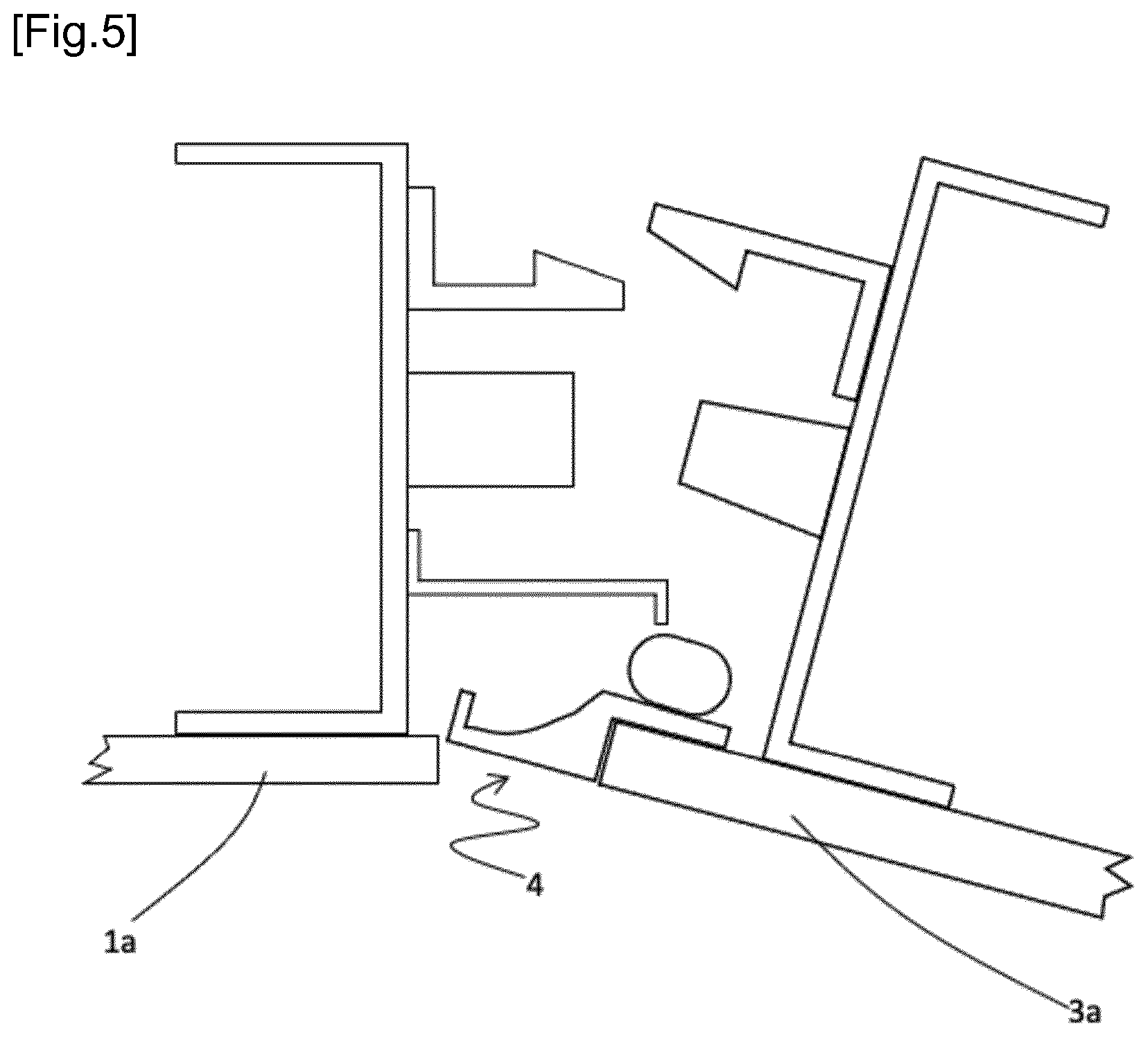 Patent US12552516 Figure 5 – Antiblocking vehicle door edge protector