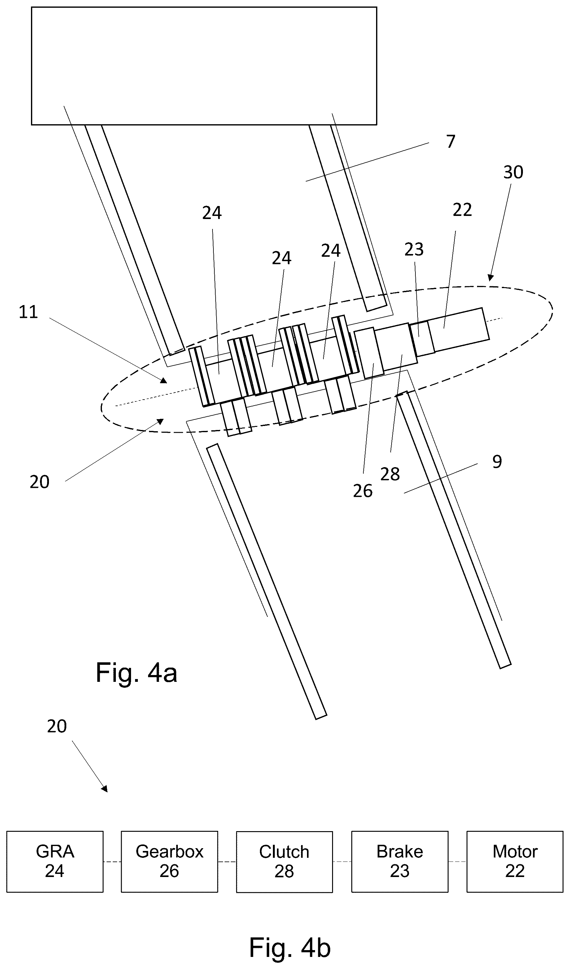 Patent US12552520 Figure 3 – Moveable wing tip actuation system
