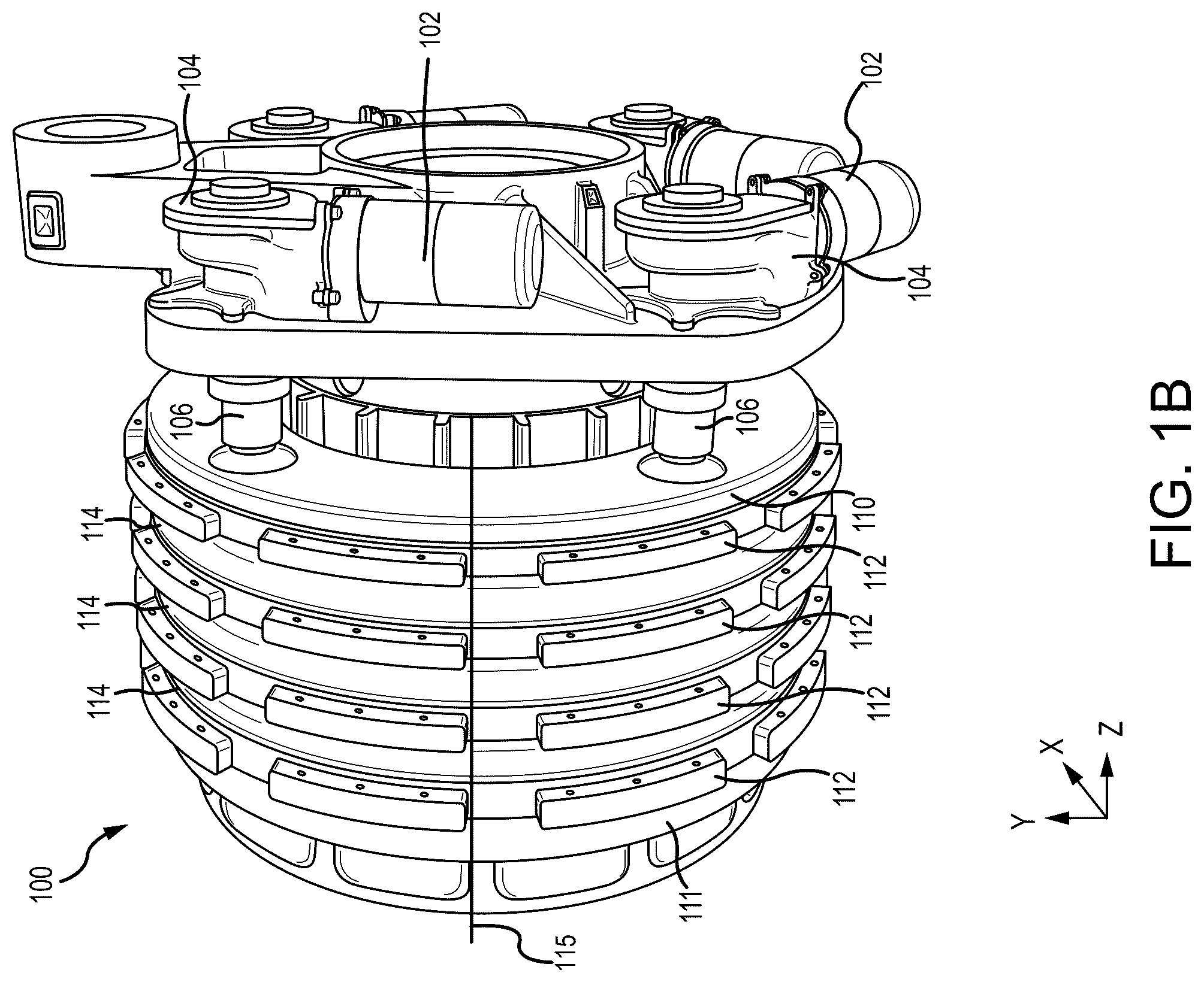 Patent US12552521 Figure 2 – Electromechanical brake interlock