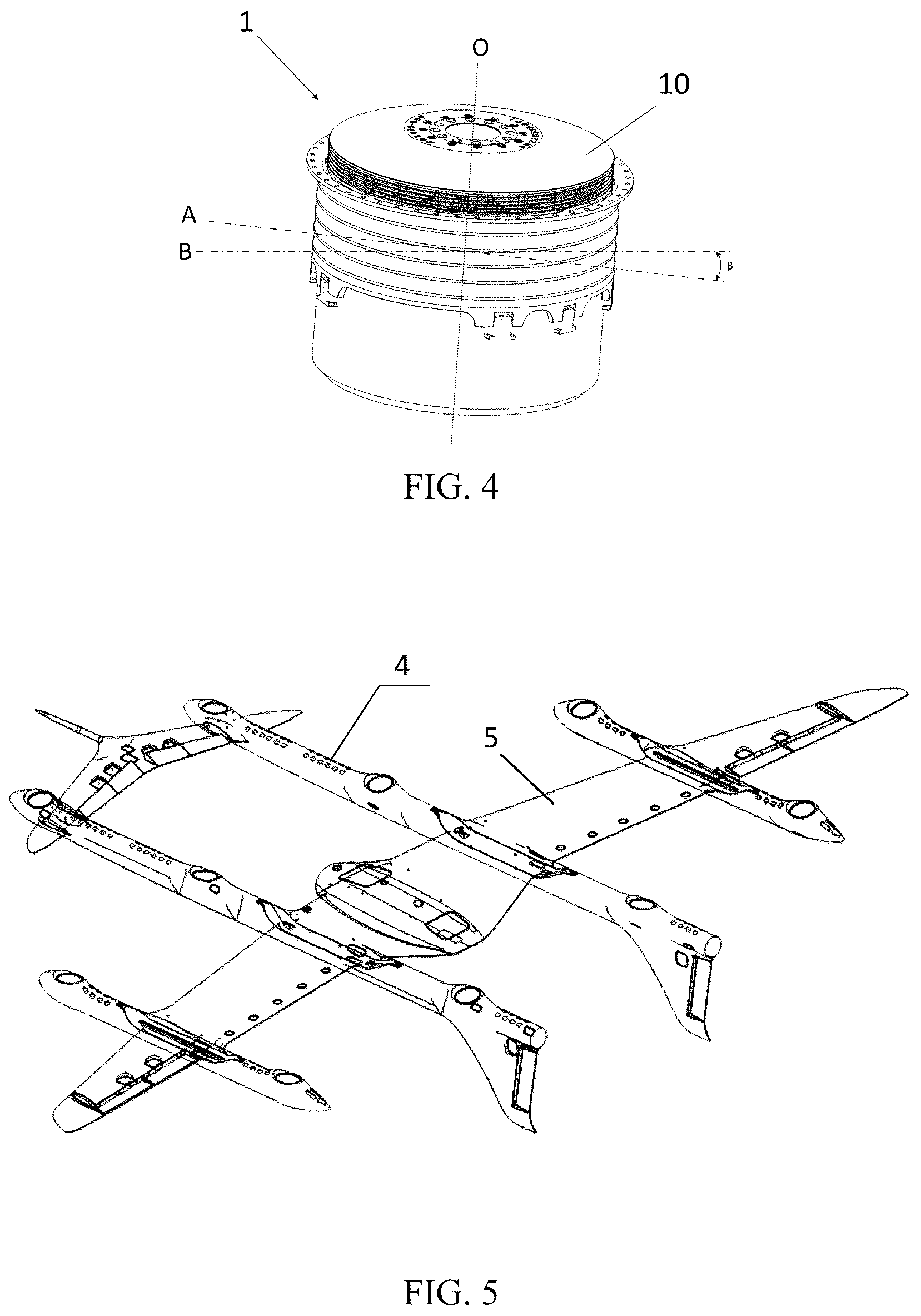 Patent US12552525 Figure 3 – Aircraft support arm