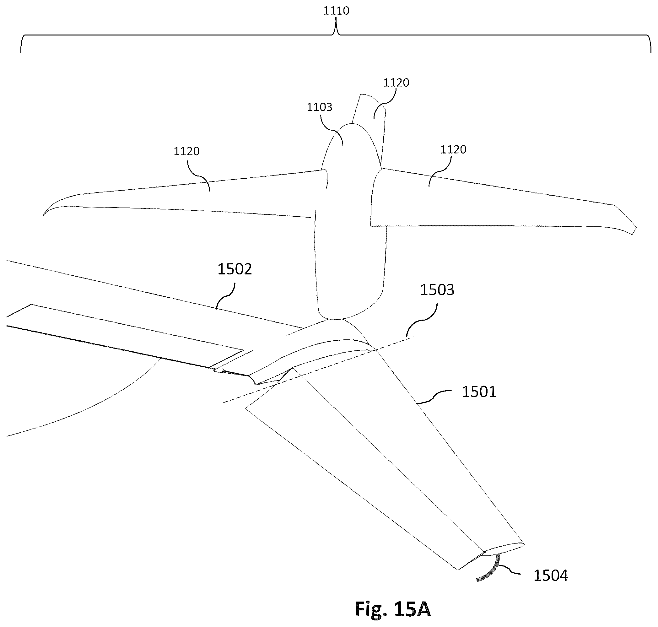 Patent US12552527 Figure 18 – Propulsion system blade with internal actuator