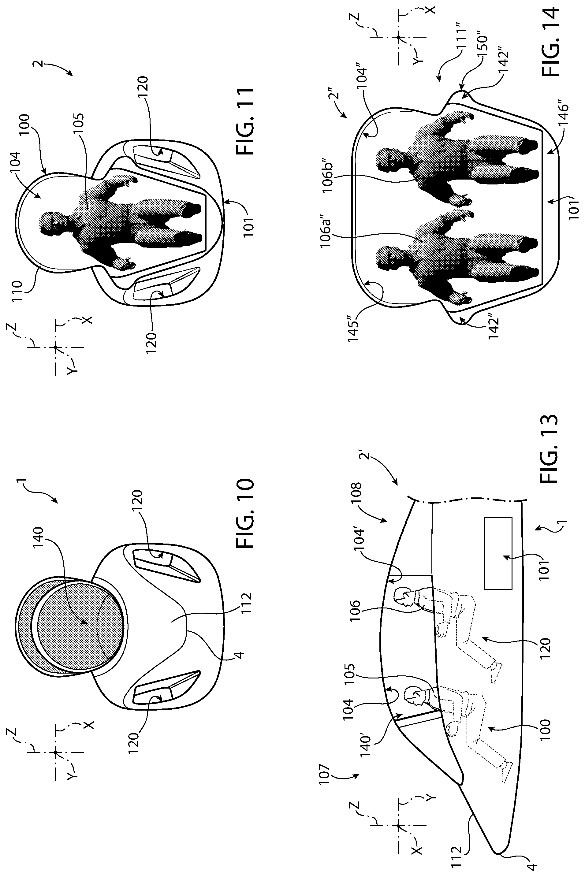 Patent US12552529 Figure 7 – Convertible aircraft capable of hovering